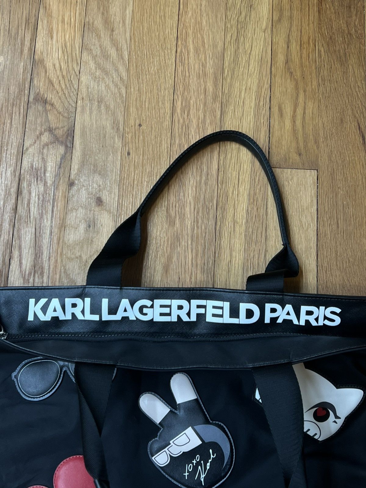 Karl Lagerfeld Karl Lagerfeld Paris Black Tote Bag Size ONE SIZE - 3 Thumbnail