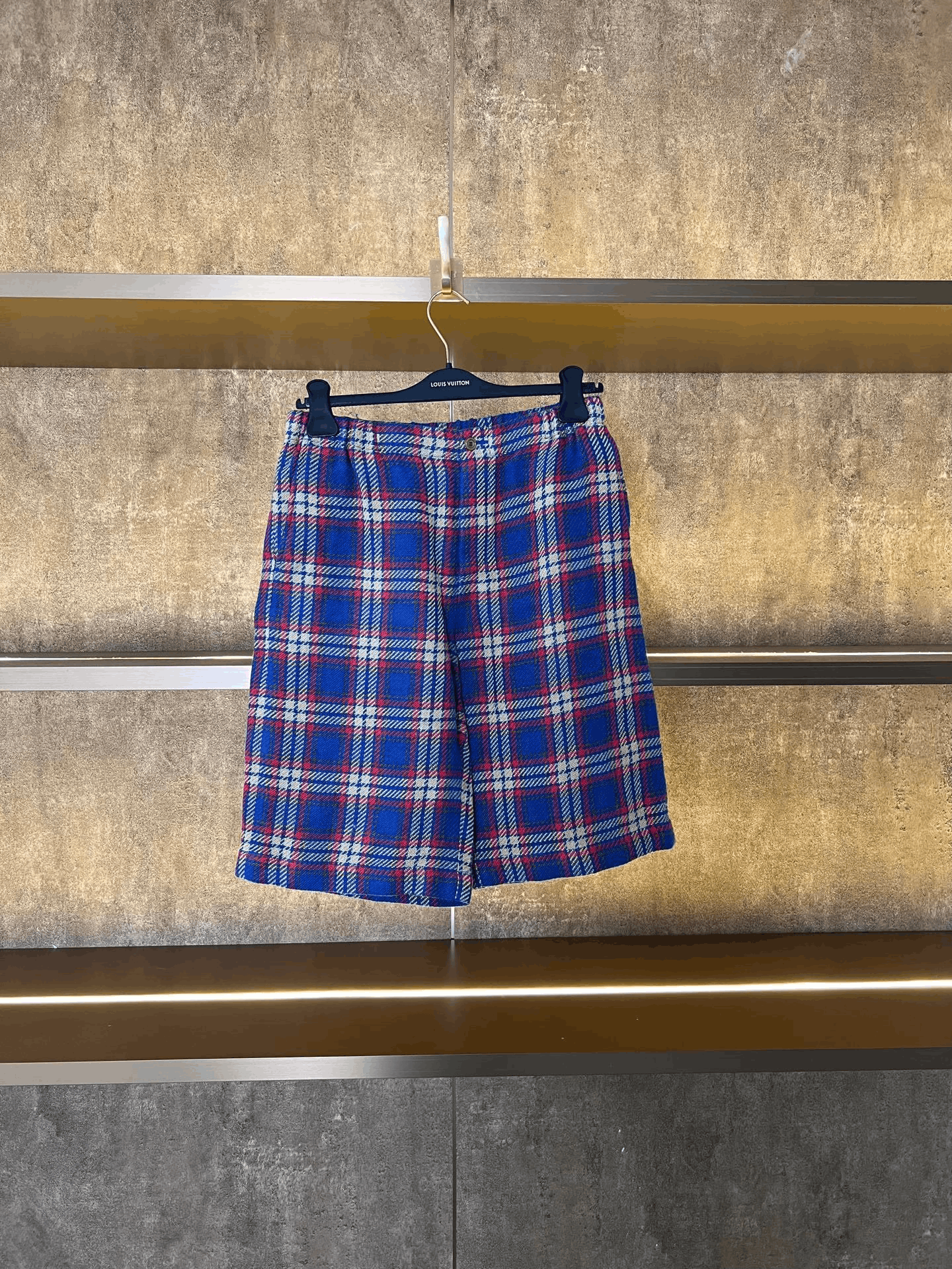 Gucci Gucci Blue Plaid Shorts Size US 28 / EU 44 - 1 Thumbnail