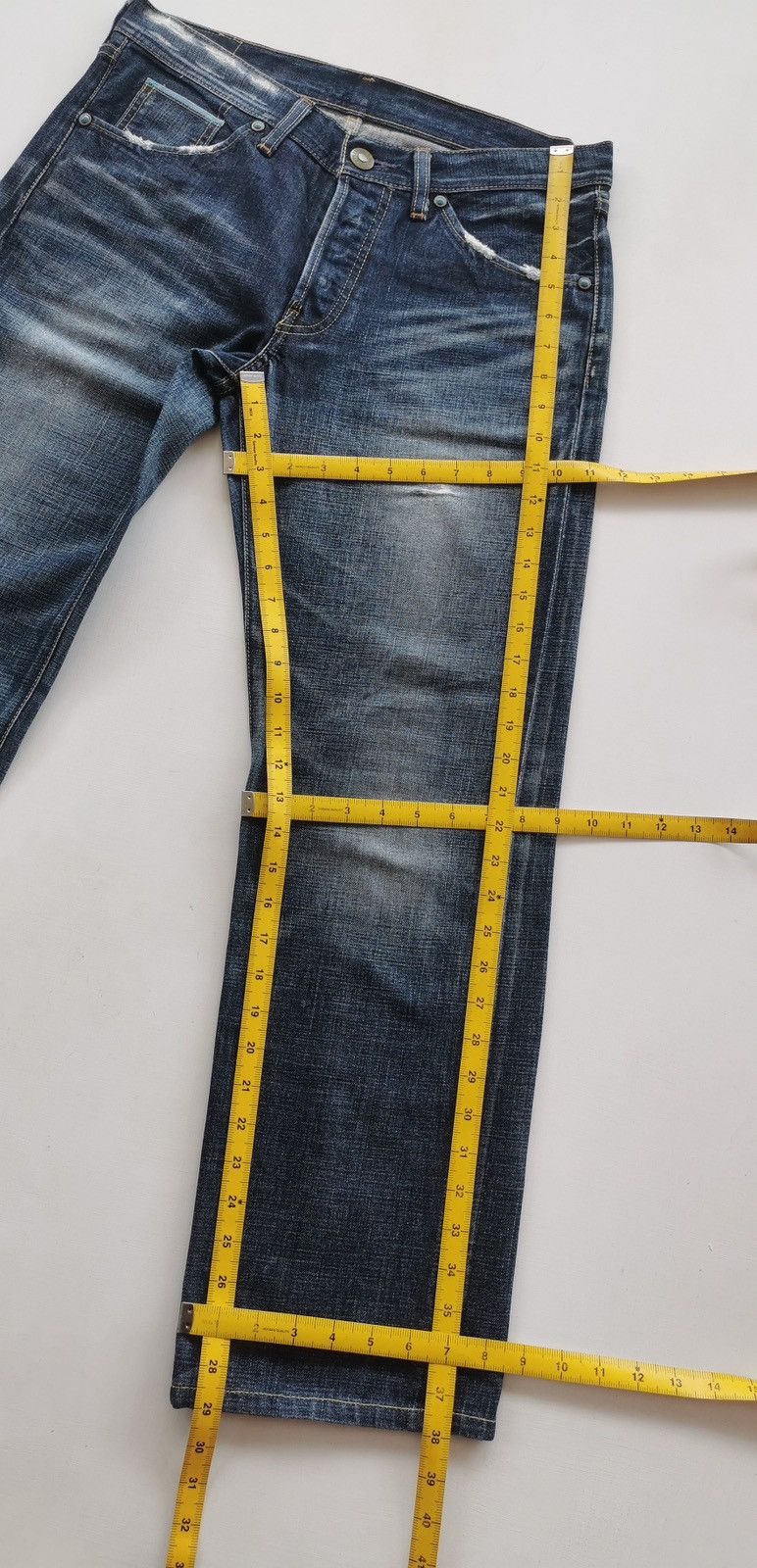 Levi's Levis LV705 Blue Selvedge Denim Jeans Size US 32 / EU 48 - 13 Thumbnail