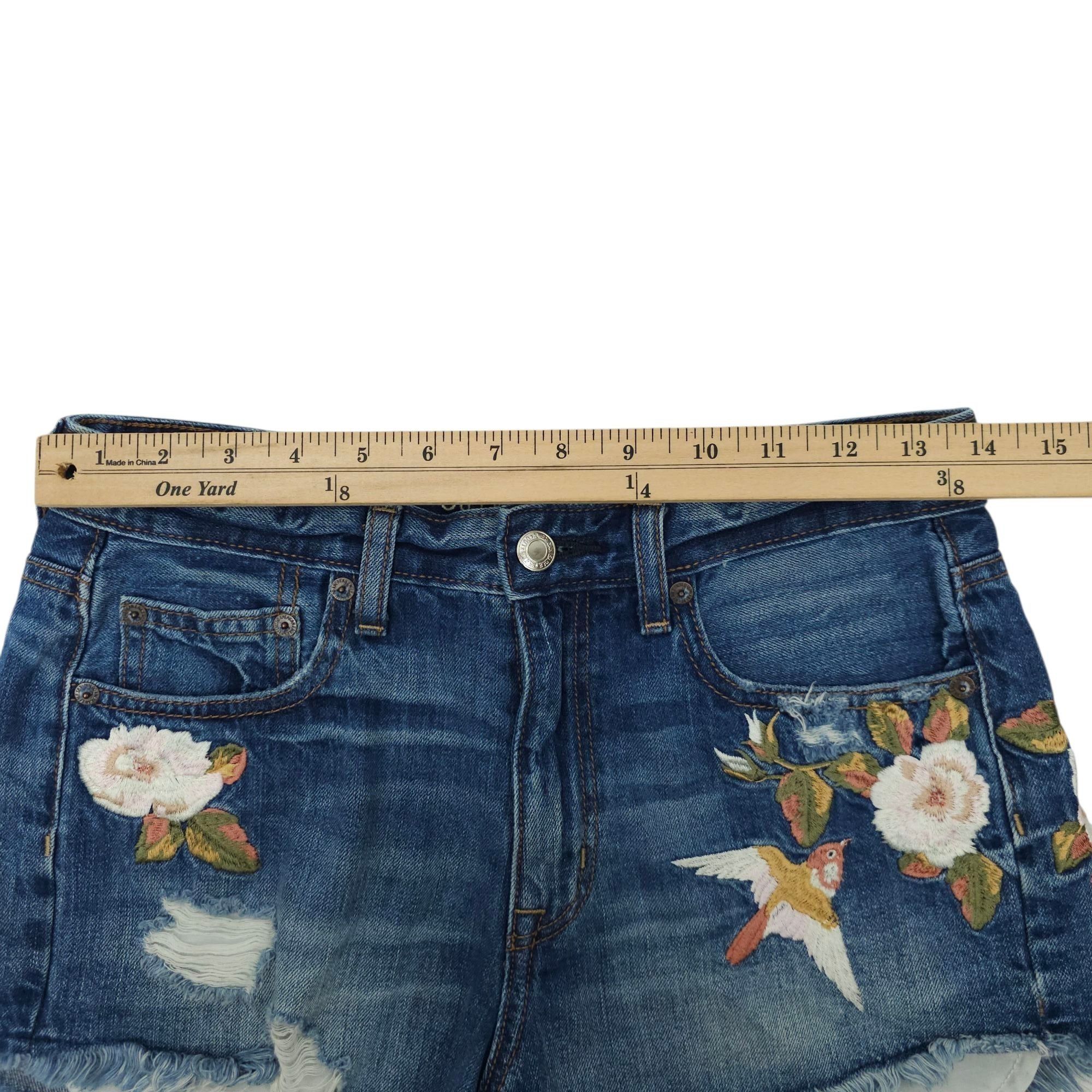 American Eagle Outfitters American Eagle Vintage Hi Rise Festival Denim Shorts Womens Size 27" / US 4 / IT 40 - 3 Thumbnail
