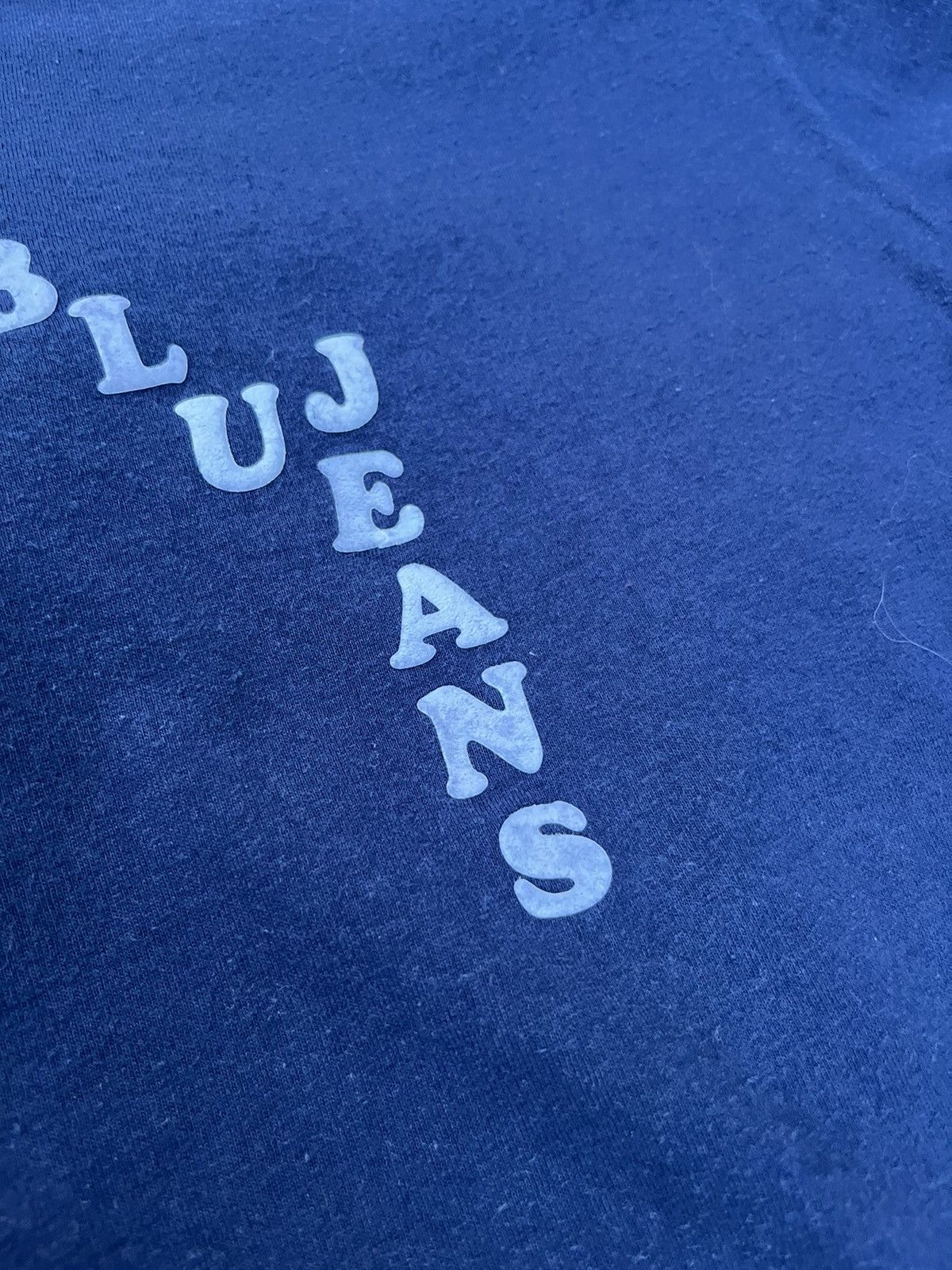 Hanes × Vintage Hanes 90s navy cotton basic tee t-shirt connected blue jeans Size US L / EU 52-54 / 3 - 10 Thumbnail