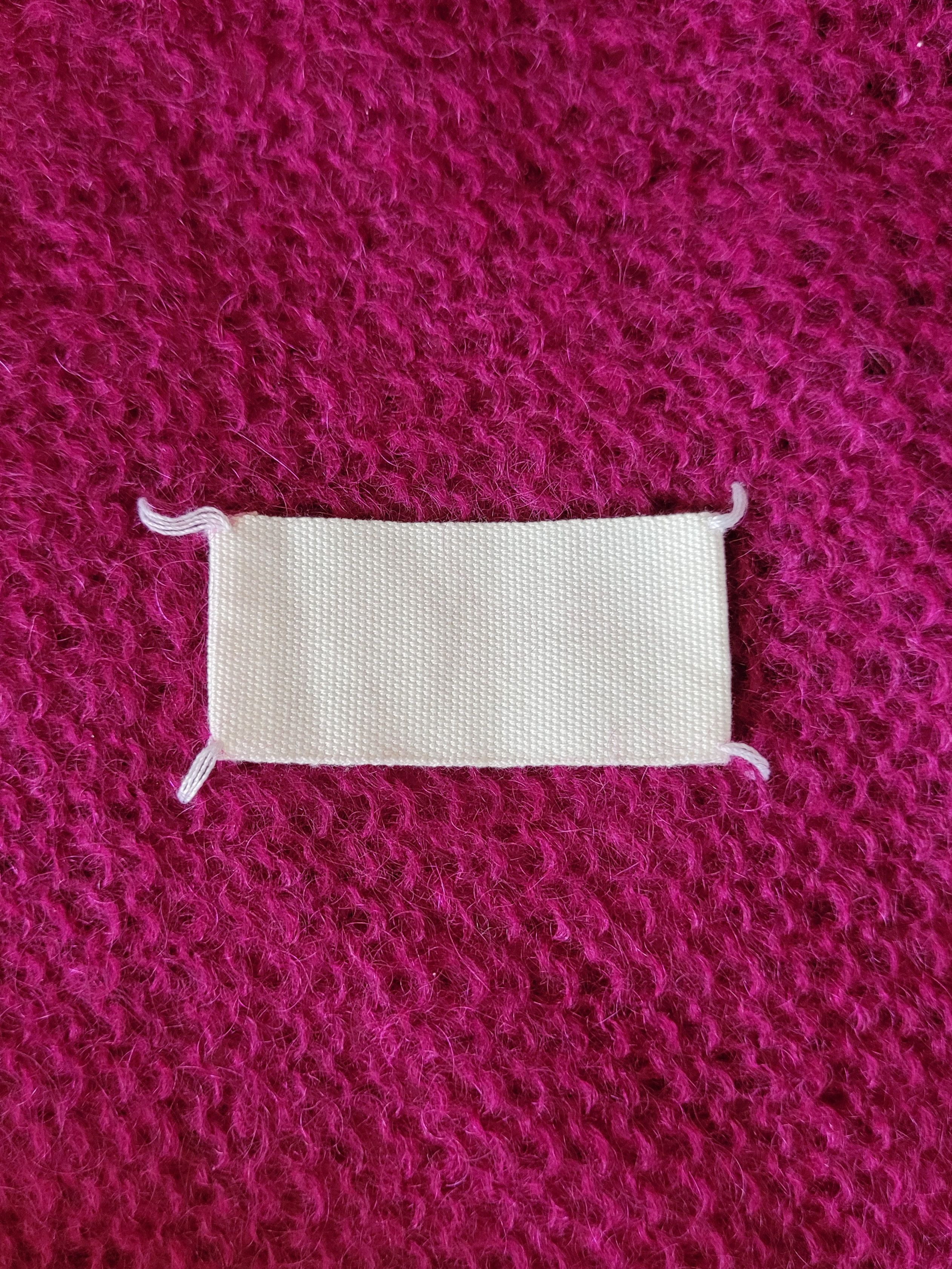 Margiela white label scarf-top