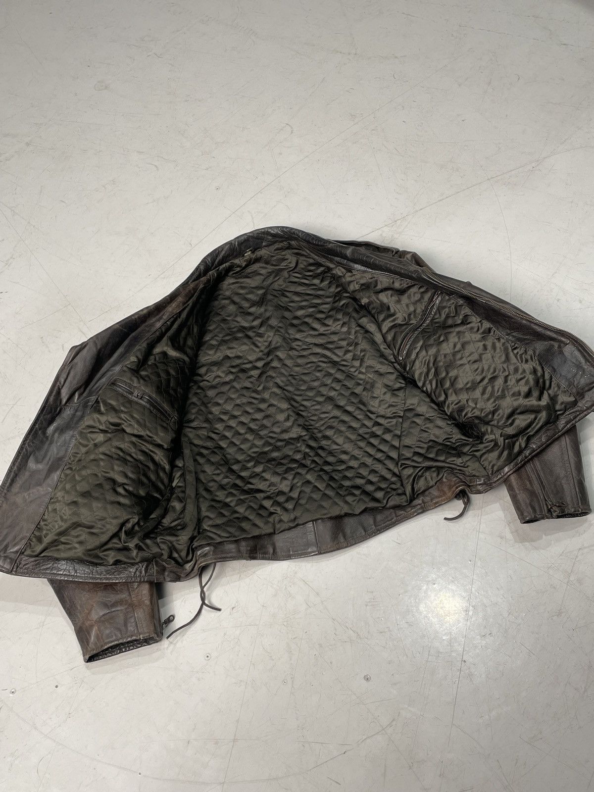 Indian Motorcycle Faded 90s Indian Motorcycle Leather Jacker Size US XL / EU 56 / 4 - 4 Thumbnail