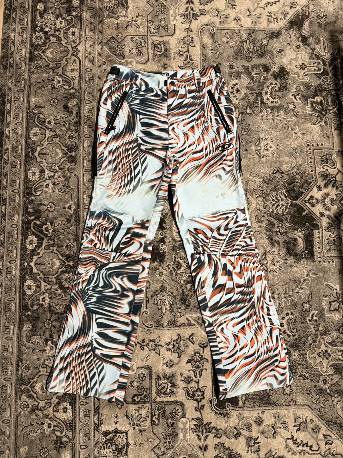Diesel Diesel P-Stopford-Psy Optical-Printed Pants Size US 31 - 1 Thumbnail