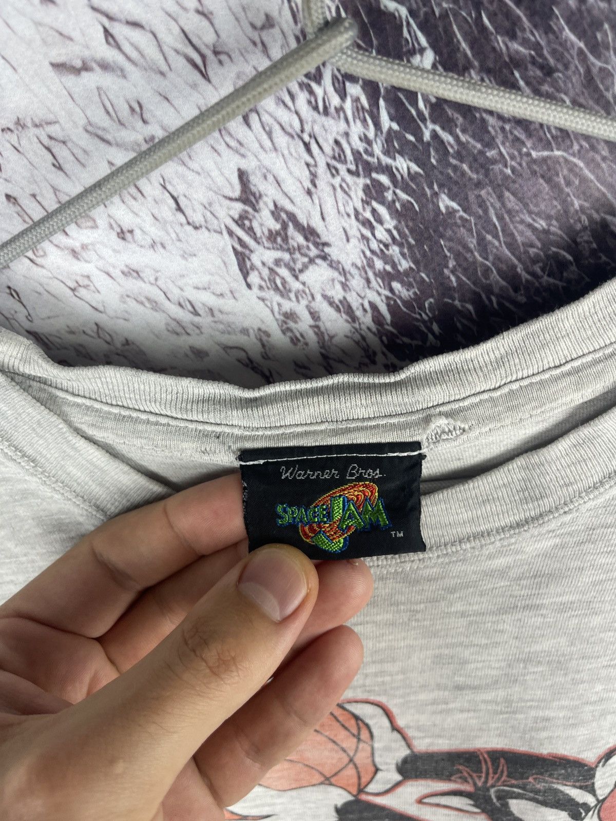 Vintage Space Jam vintage 1997 off the back board Warner bros tee Size US L / EU 52-54 / 3 - 11 Thumbnail