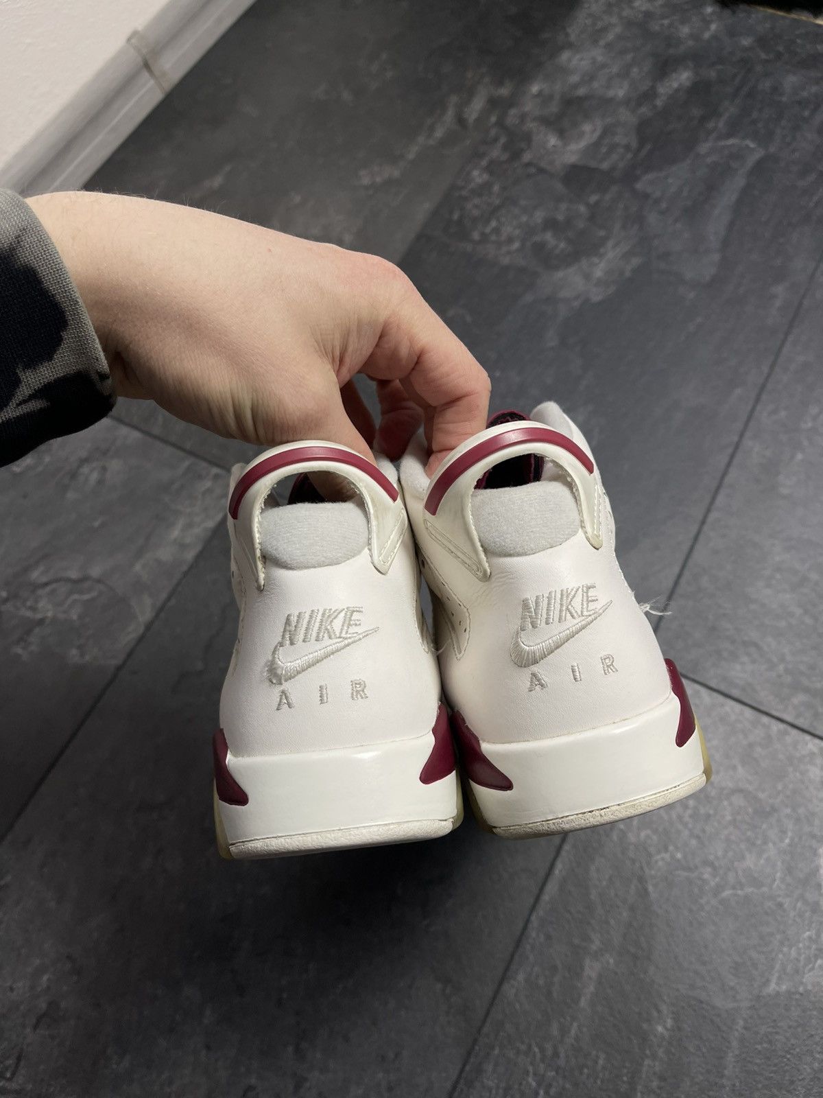 Jordan Brand × Streetwear × Vintage Vintage Nike Air Jordan 6 Retro Maroon Size US 5.5 / EU 38 - 10 Thumbnail
