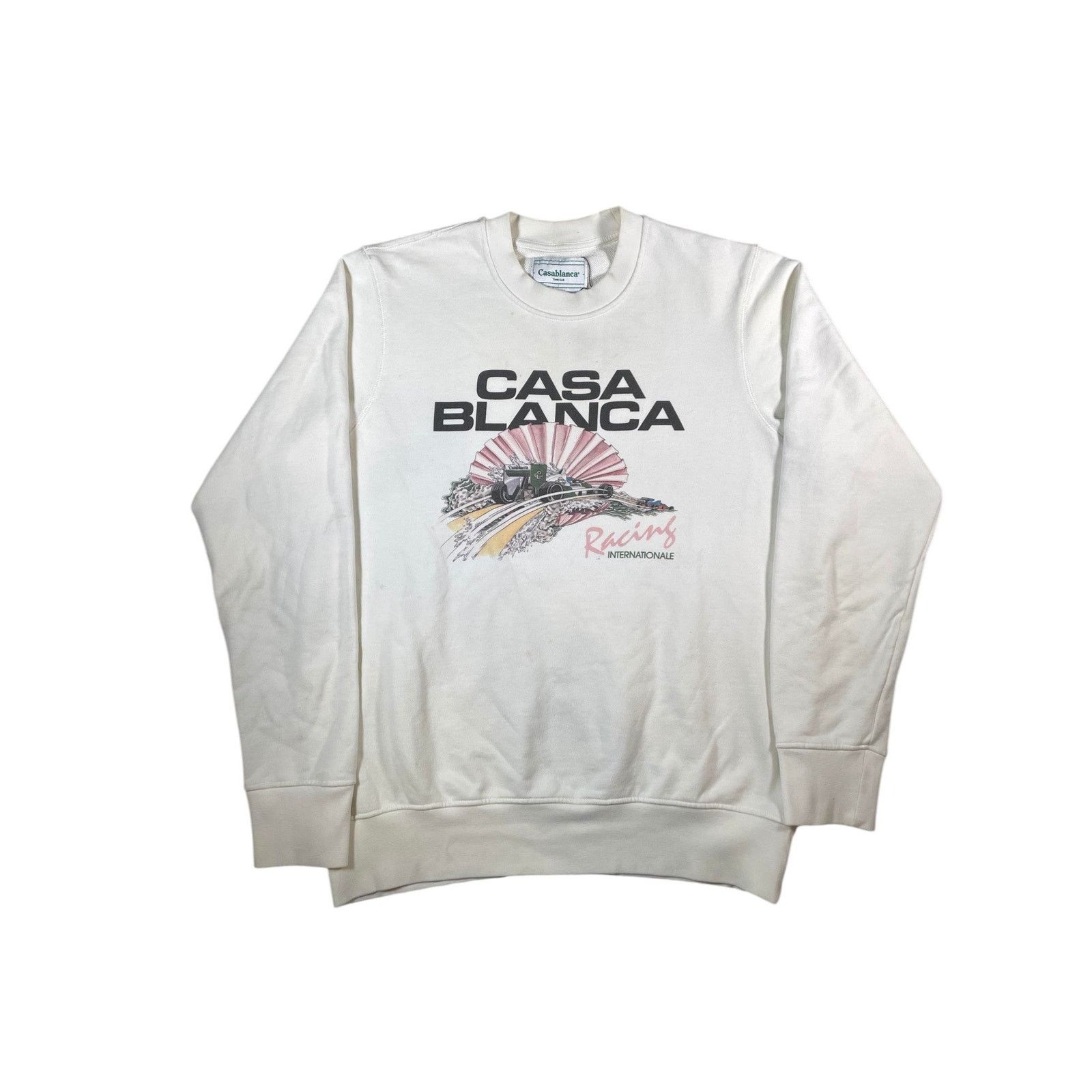 Casablanca Casablanca Graphic White Crewneck Size US M / EU 48-50 / 2 - 1 Thumbnail