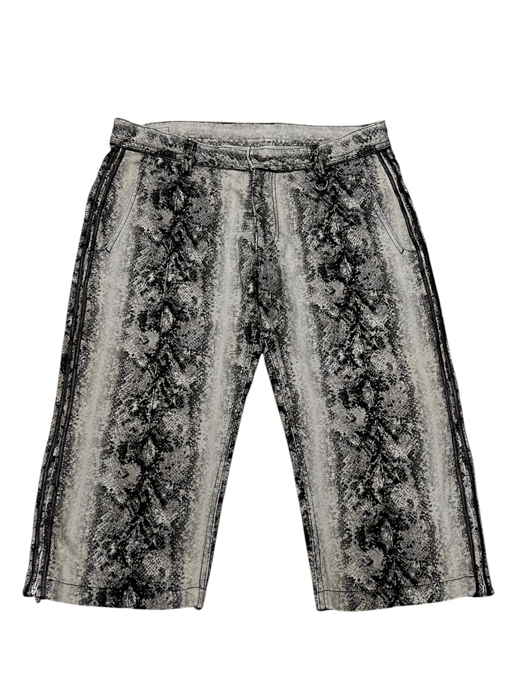 Nicole Club RARE🔥Vintage Nicole Club Snake Skin Python Print 3/4 Pants Size US 32 / EU 48 - 2 Thumbnail