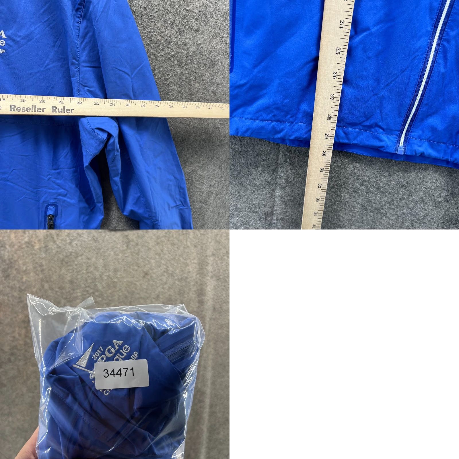 Polo Ralph Lauren VINTAGE Polo Ralph Lauren Jacket XL Men Blue Water Repellent PGA League Packable Windbreaker Golf Shirt jacket Size US XL / EU 56 / 4 - 8 Thumbnail