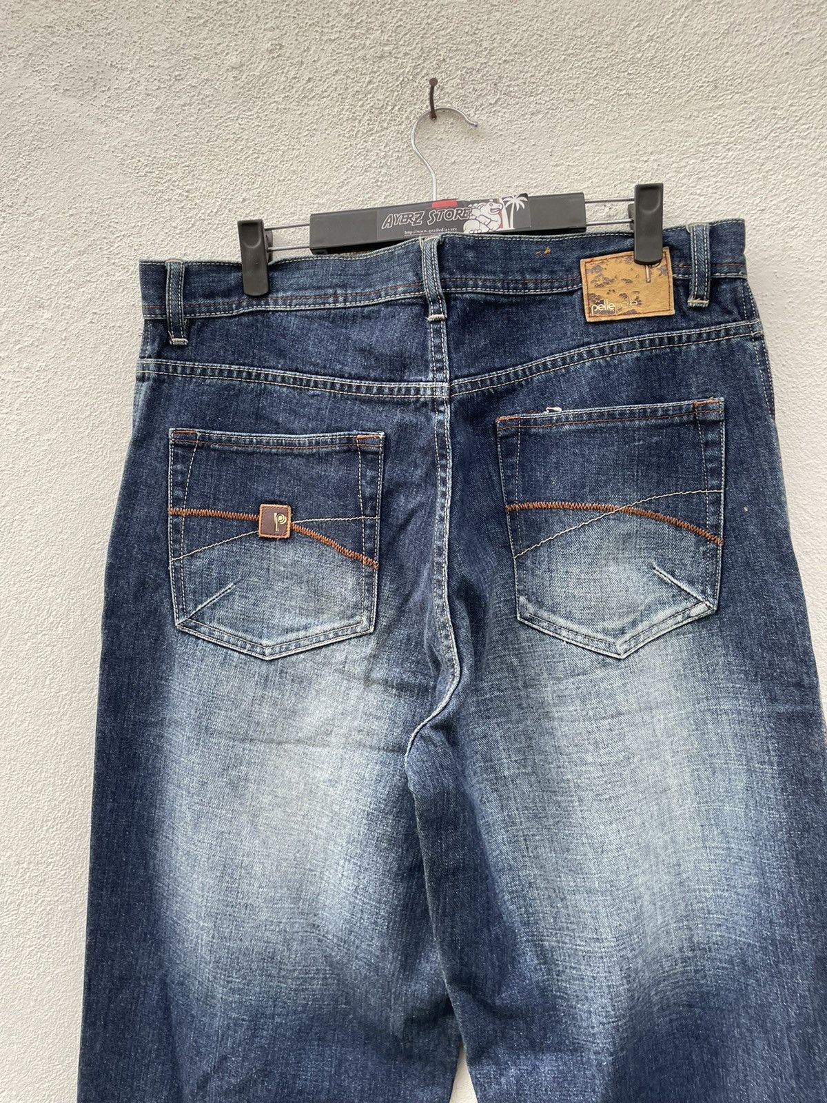 JNCO × Pelle Pelle Vintage Y2K Pelle Pelle Baggy Denim Jeans Size US 35 - 11 Thumbnail
