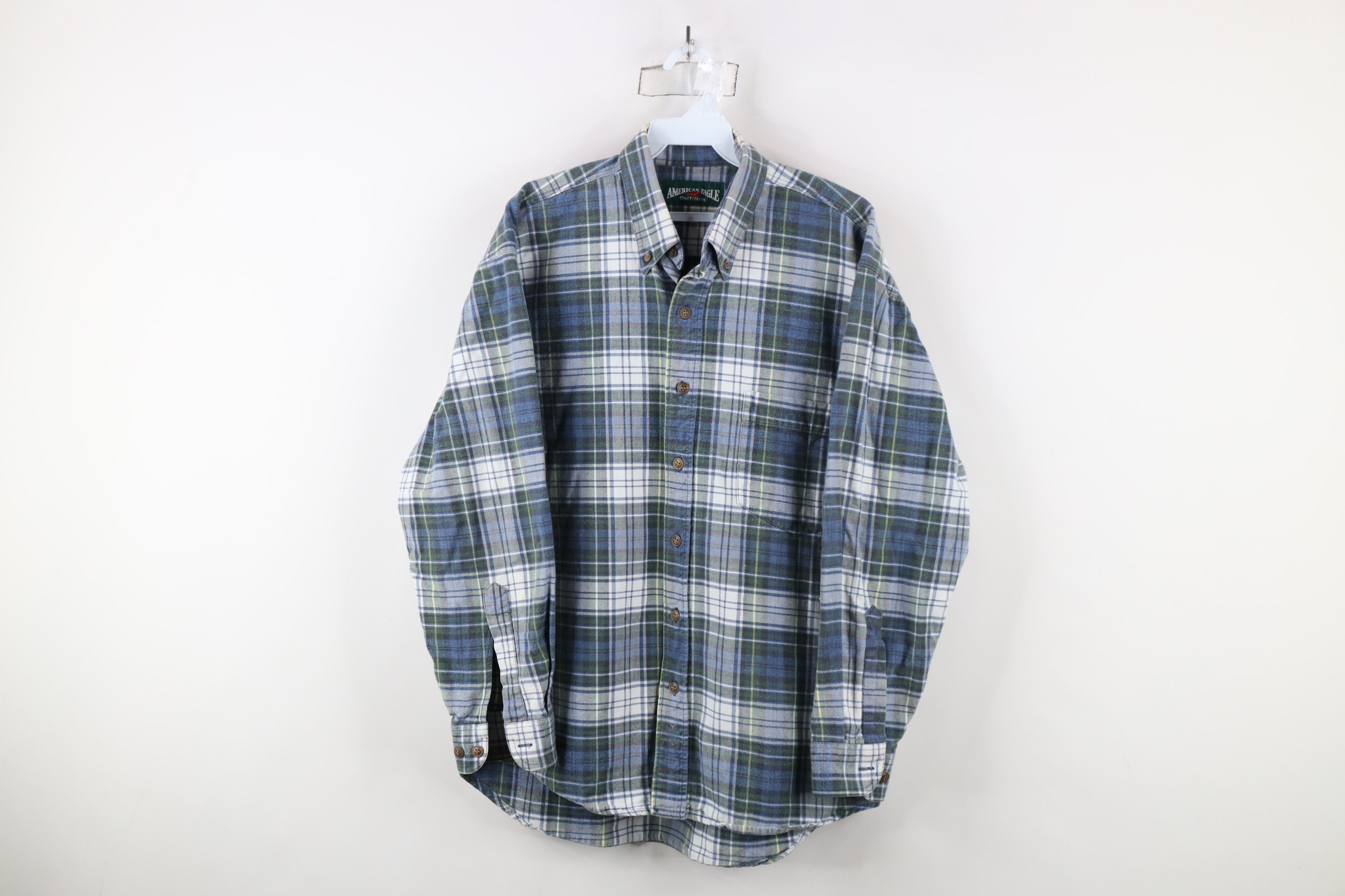 American Eagle Outfitters × Vintage Vintage 90s American Eagle Outfitters Button Down Shirt Size US L / EU 52-54 / 3 - 1 Thumbnail