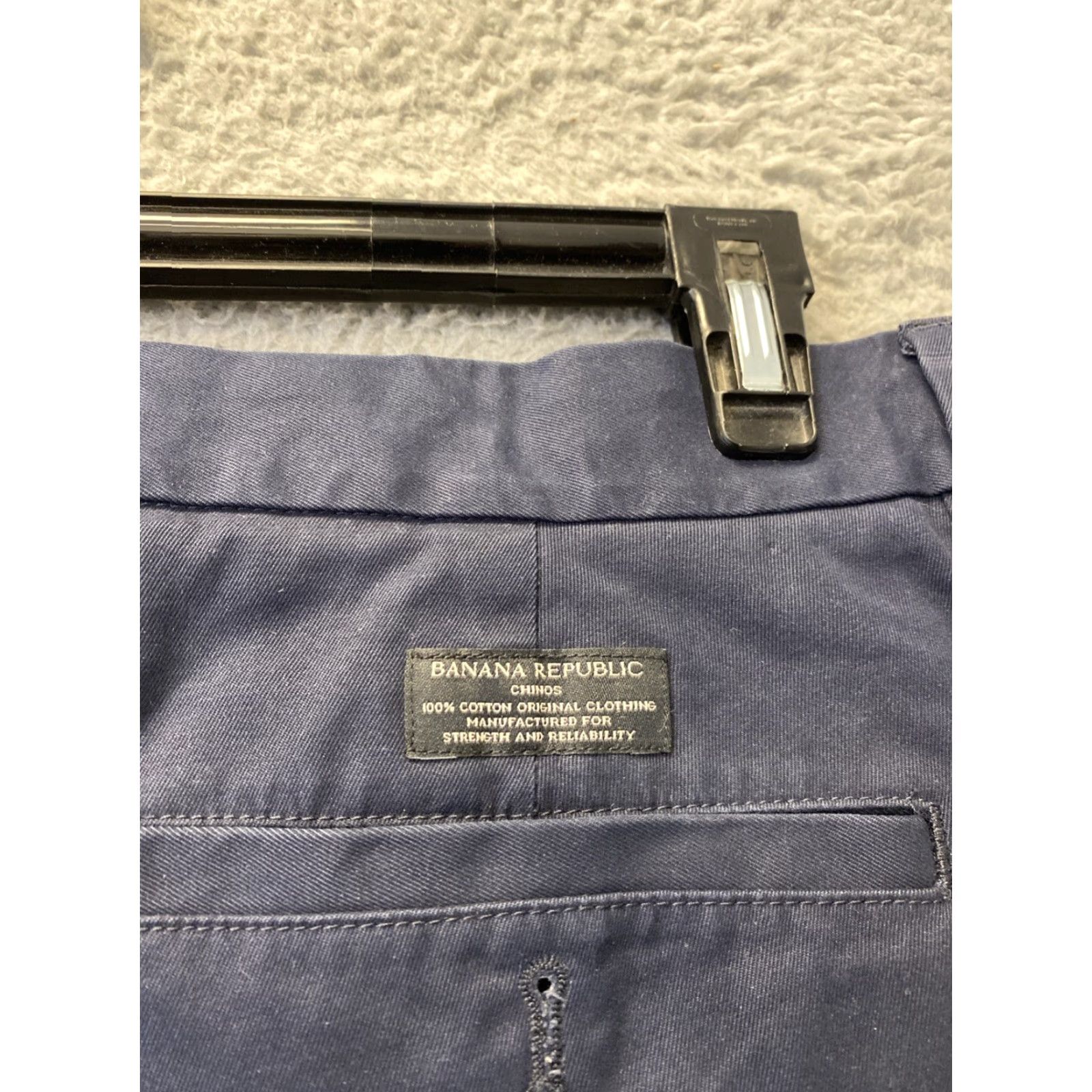 J.Crew VINTAGE J. Crew Men's Chino Pants Slim Fit Cotton Navy 90s Casual Dress Mens 33x32 Size US 33 - 7 Thumbnail