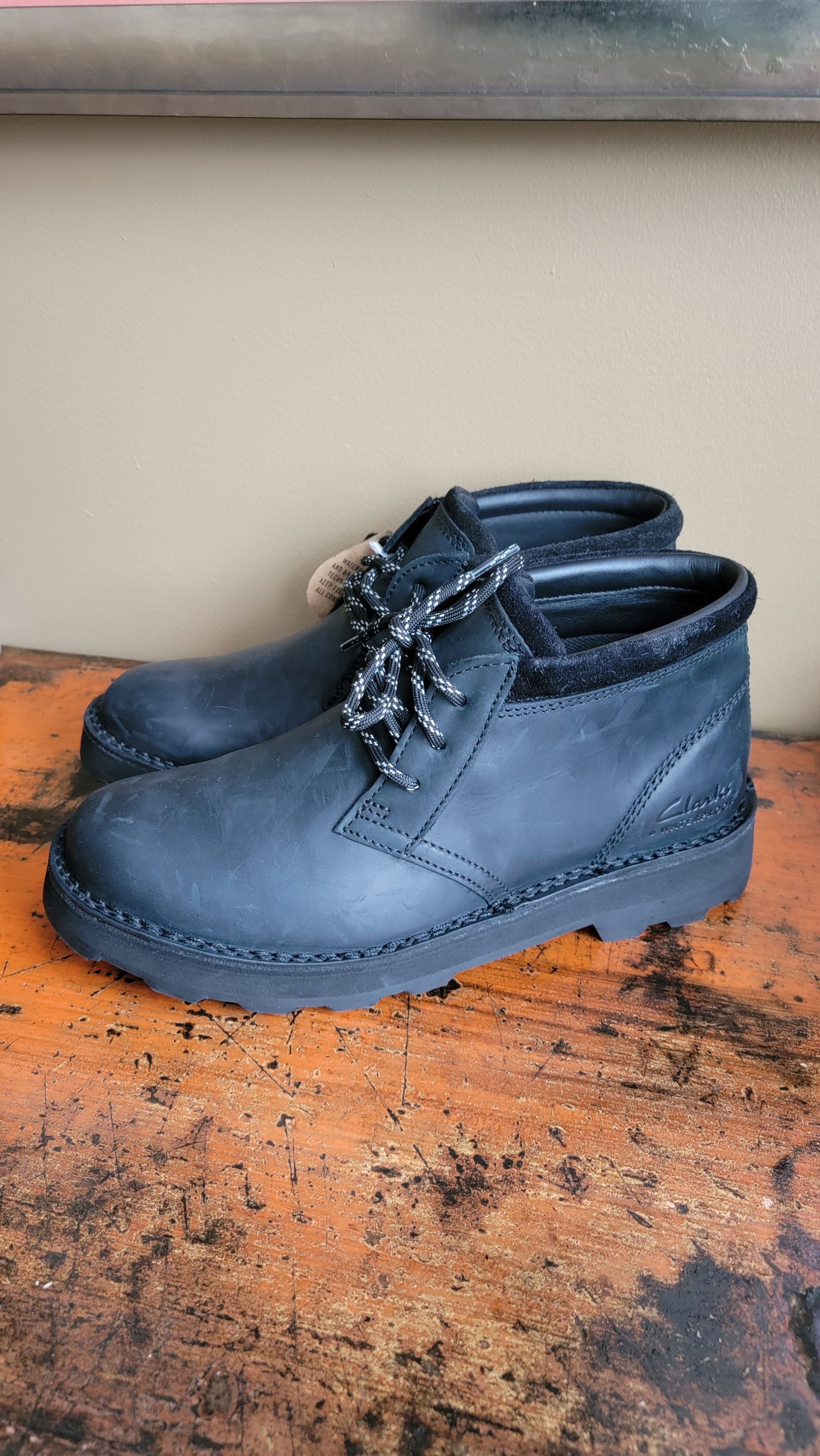 Clarks Man's Boots Clarks Corston DB Waterproof Size US 7.5 / EU 40-41 - 10 Thumbnail