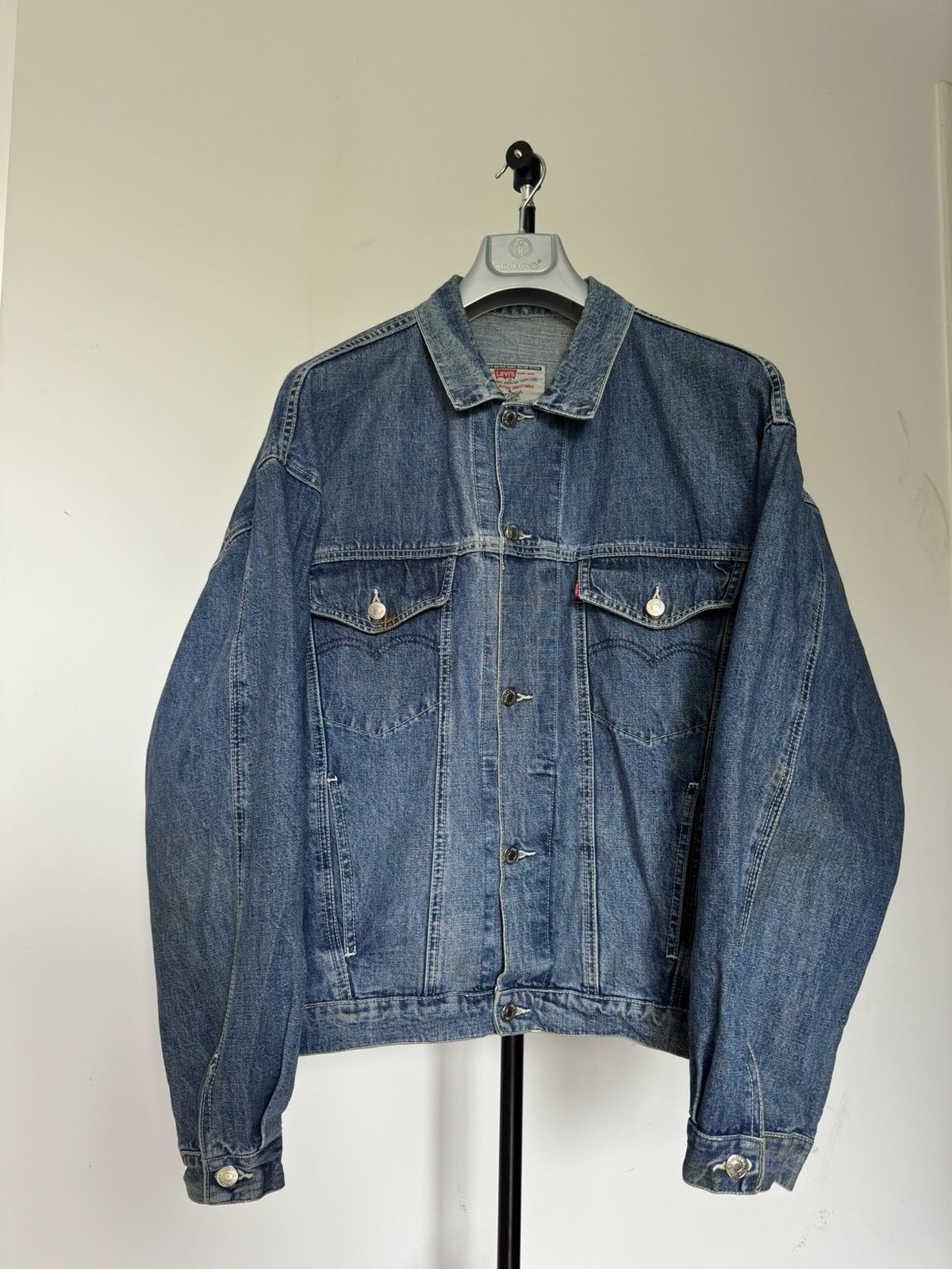 Levi's Vintage 1970 LEVIS Light Denim Jean Jacket Size US XL / EU 56 / 4 - 5 Thumbnail