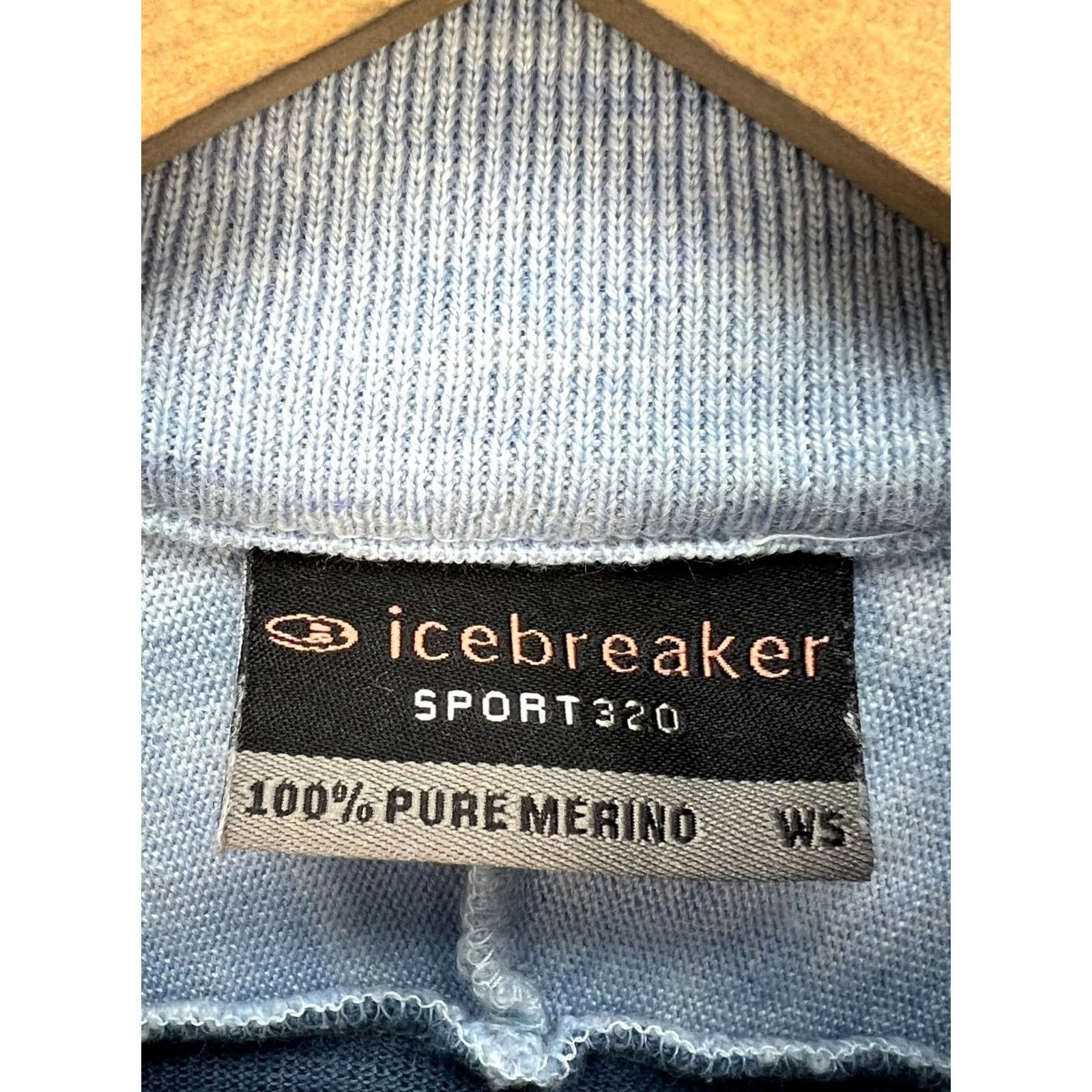 Icebreaker Icebreaker Sport 320 Pure Merino Wool Pullover Sweater Women's S Blue Size S Pullover Wool Womens Modern Sportswear Size S / US 4 / IT 40 - 4 Thumbnail