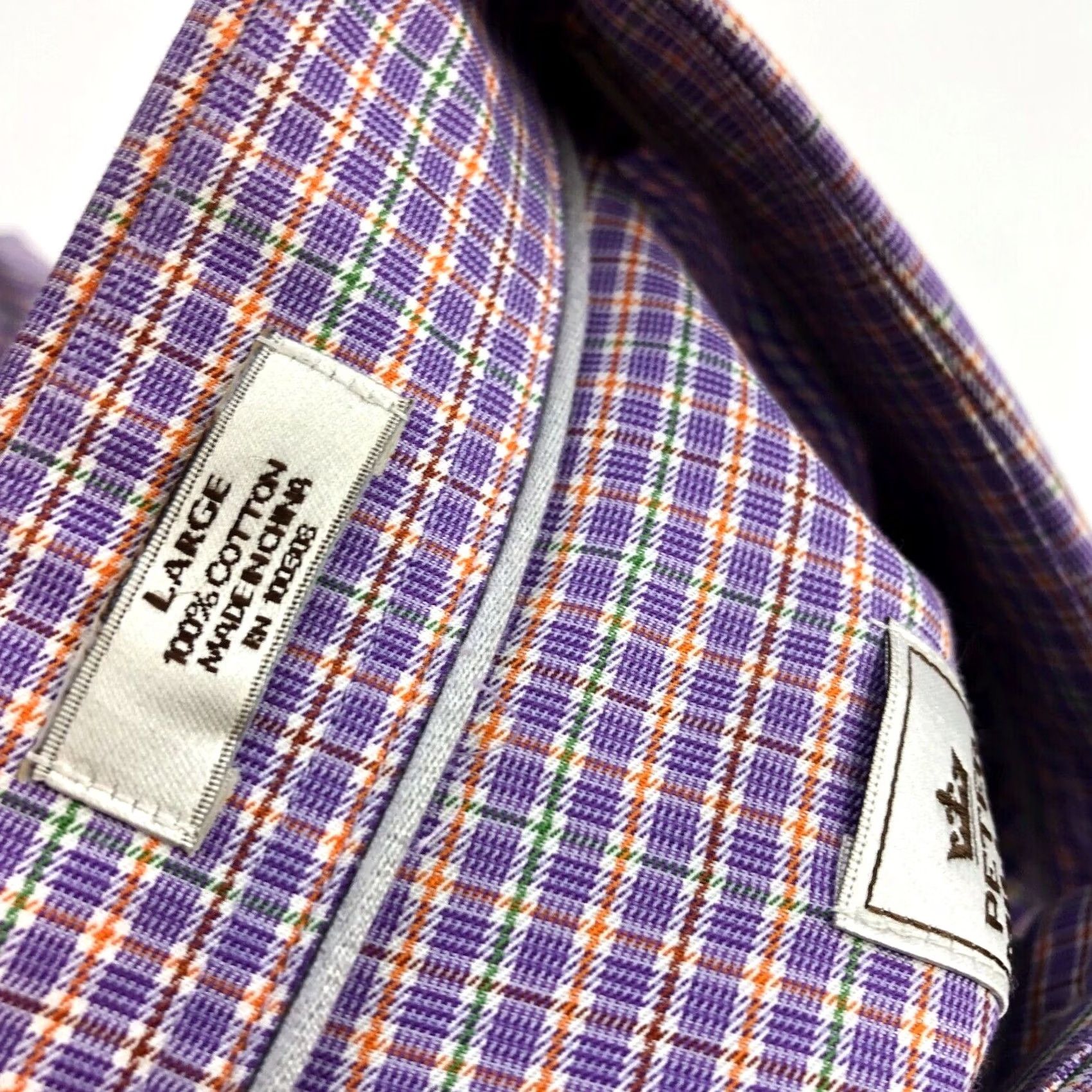 Peter Millar Peter Millar Nanoluxe Mens Shirt Large EUC Button Front Short Sleeve Casual Size US M / EU 48-50 / 2 - 5 Thumbnail