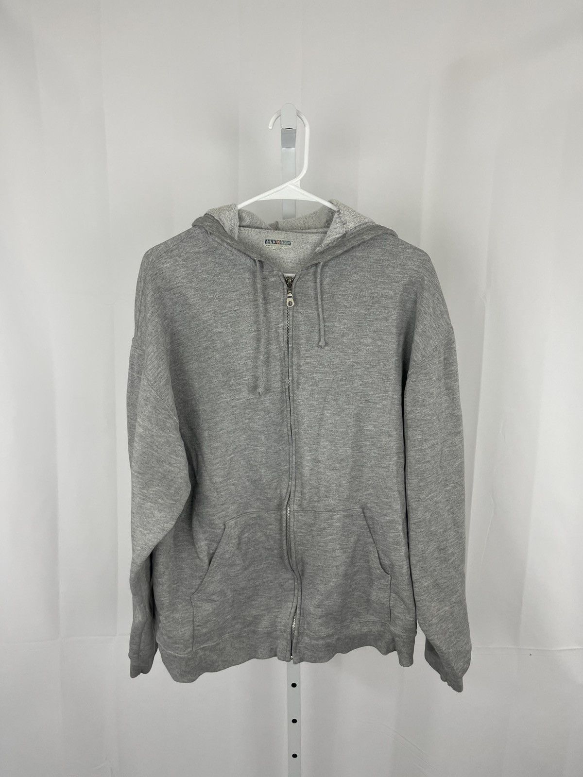 Jerzees × Russell Athletic vintage x grey zip up jacket Size US L / EU 52-54 / 3 - 2 Thumbnail