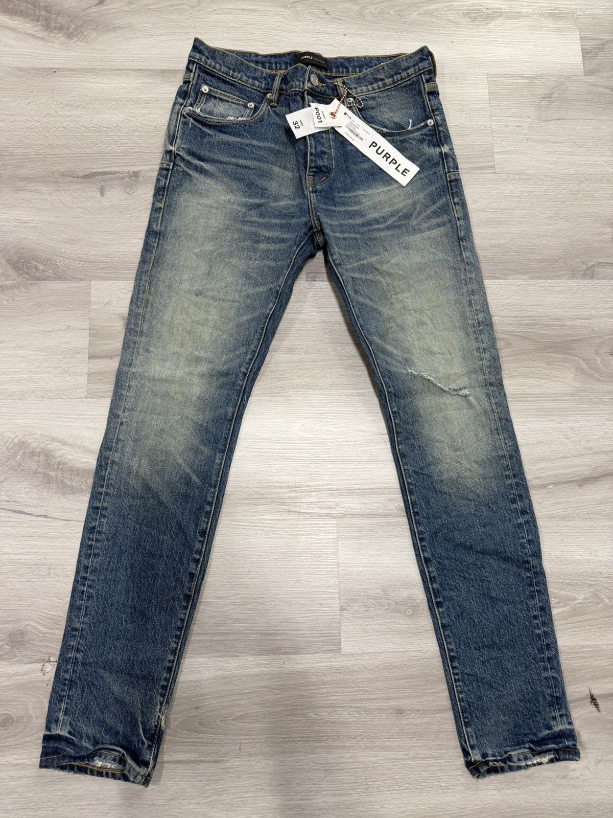 Purple Brand Dalston Ripped Skinny Jeans