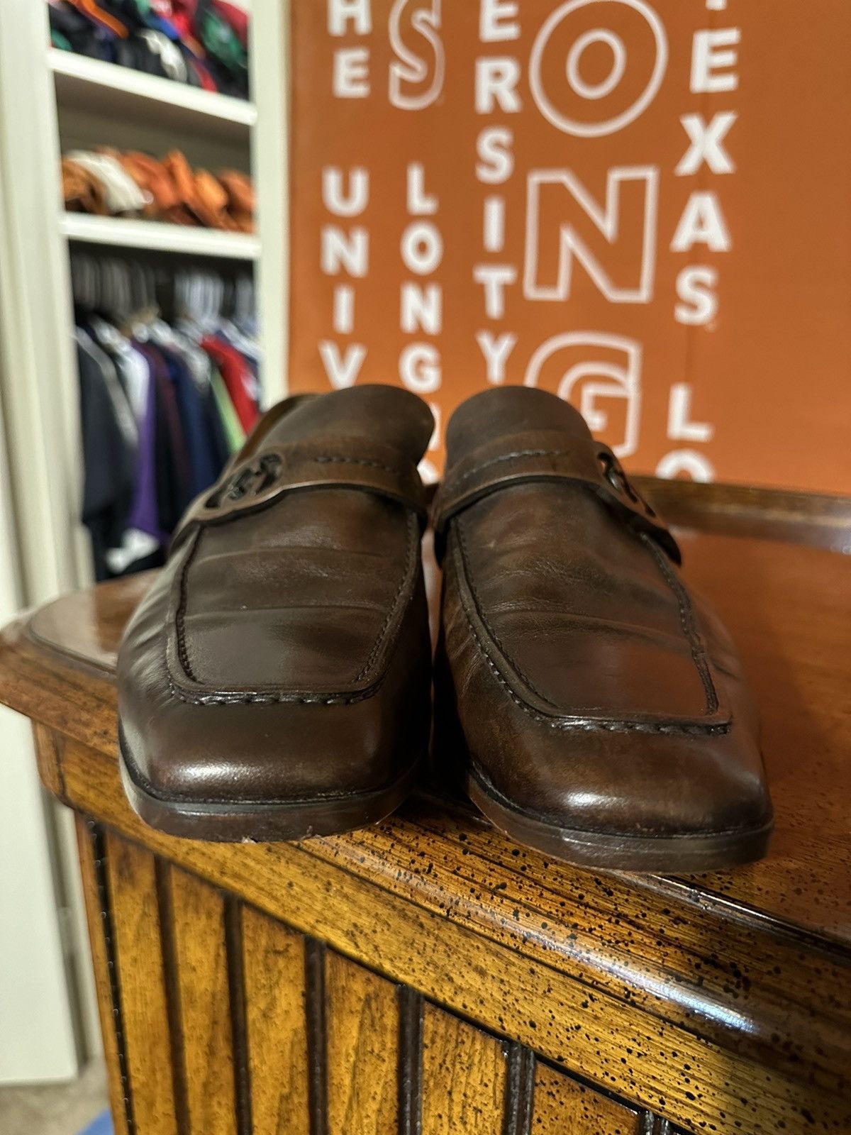 Gucci × Vintage Vintage Gucci “GG brown” loafers 00s size 8.5 Size US 8.5 / EU 41-42 - 2 Thumbnail