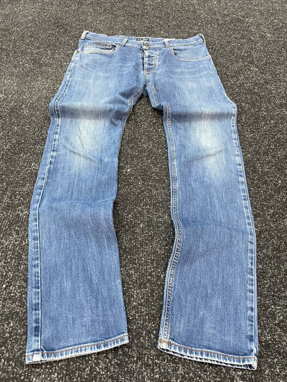 Armani × Hysteric Glamour × If Six Was Nine ARMANI METAL LOGO HYSTERIC GLAMOUR STYLE DISTRESSED JEANS Size US 34 / EU 50 - 2 Thumbnail