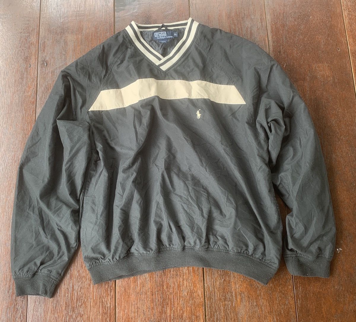 Polo Ralph Lauren Vintage Polo Ralph Lauren black v neck Size US XL / EU 56 / 4 - 1 Thumbnail