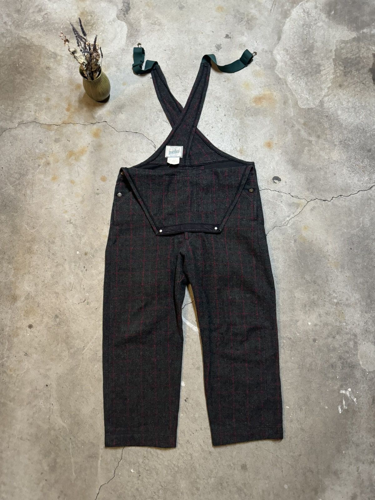 Johnson Woolen Mills × Vintage Vintage Johnson Woolen Mills Overalls Size Large Made in USA Size US 38 / EU 54 - 5 Thumbnail