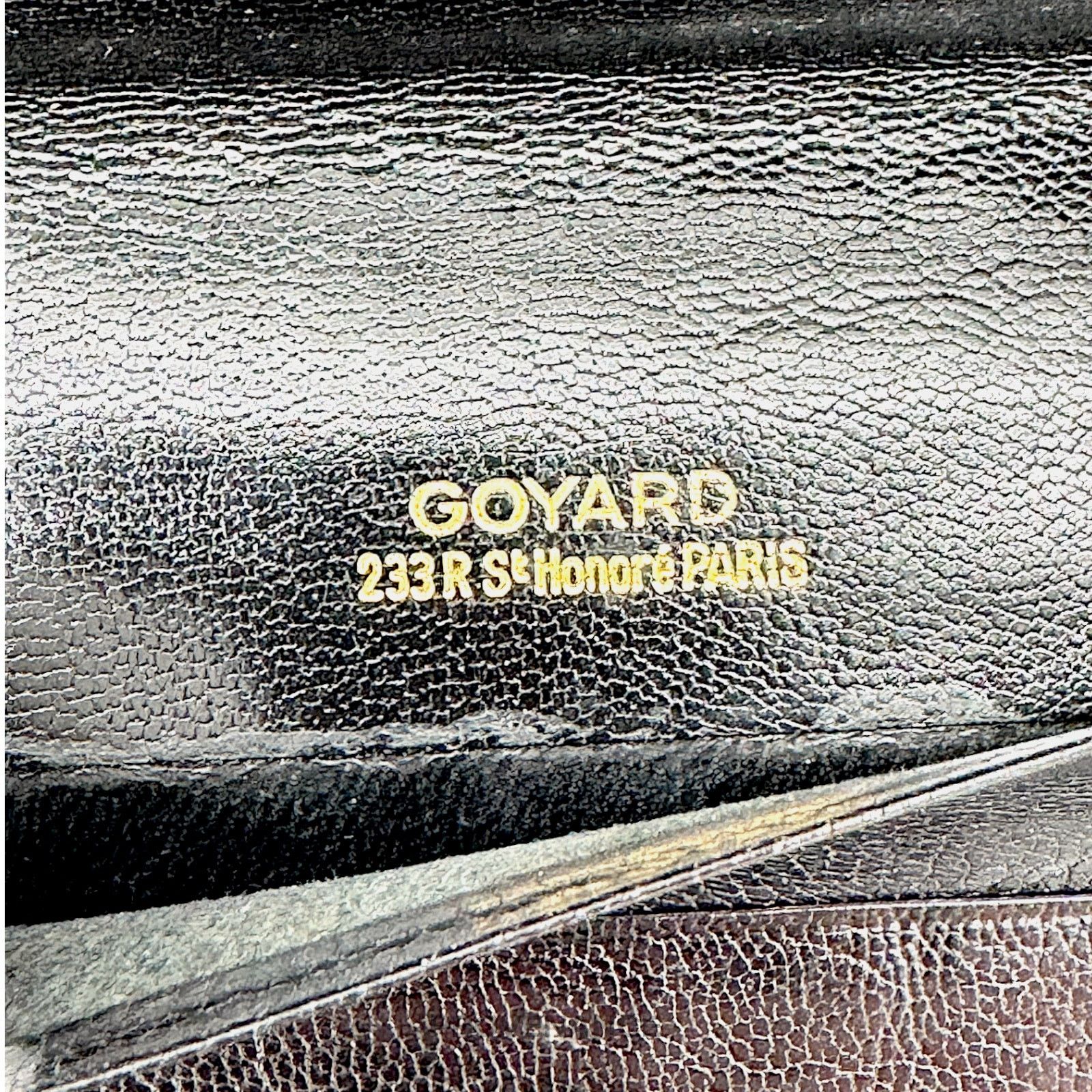 Goyard 🔴 Goyard Long Wallet - Black Jacquard Goyardine Size ONE SIZE - 6 Thumbnail