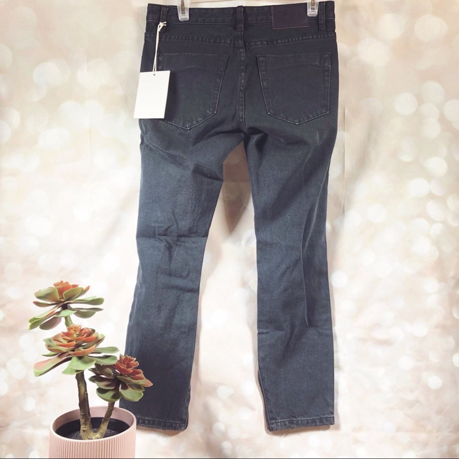 One Teaspoon One Teaspoon Fox Black FreeBird Skinny Leg Jean 26 Size 26" / US 2 / IT 38 - 11 Thumbnail