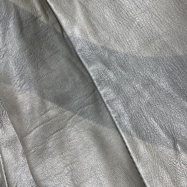 Ovate Leather Jacket Minimal Open Front XS Dark Gray Size XS / US 0-2 / IT 36-38 - 9 Thumbnail