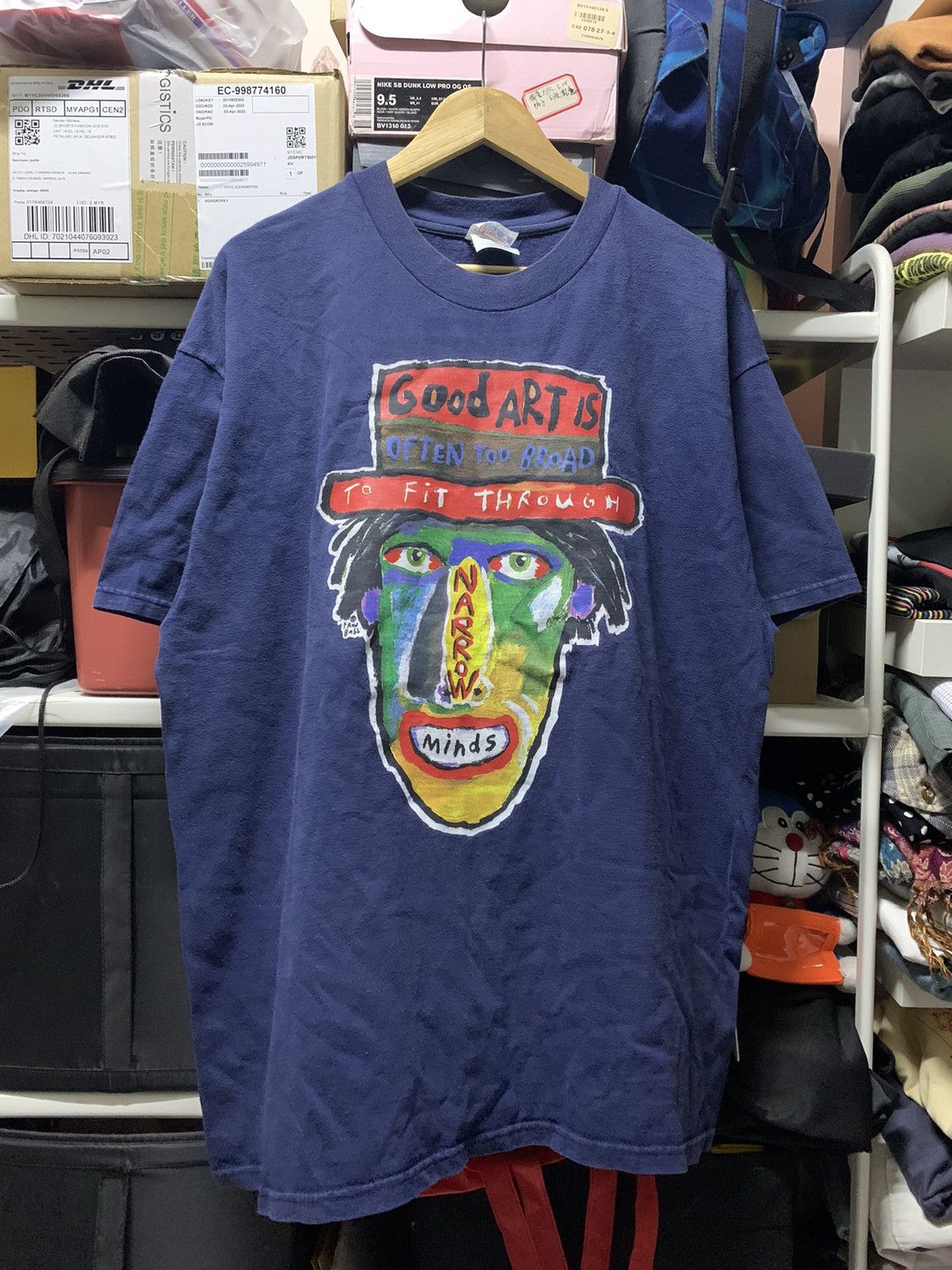 Vintage 90s Fred Babb Art Tee