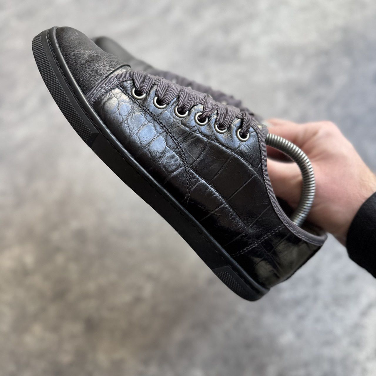 Lanvin Lanvin Leather Low-Top Sneakers Size US 6 / EU 39 - 5 Thumbnail