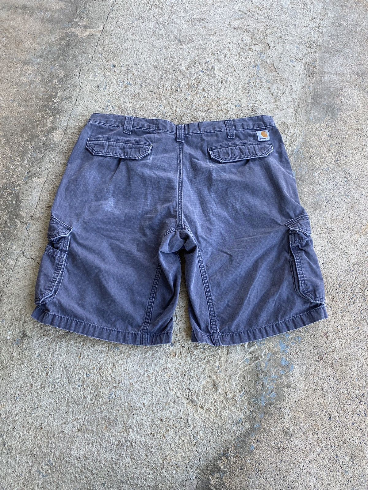 Carhartt × Vintage Vintage Y2K Carhartt Cargo Faded Distressed Shorts Size US 40 / EU 56 - 1 Thumbnail
