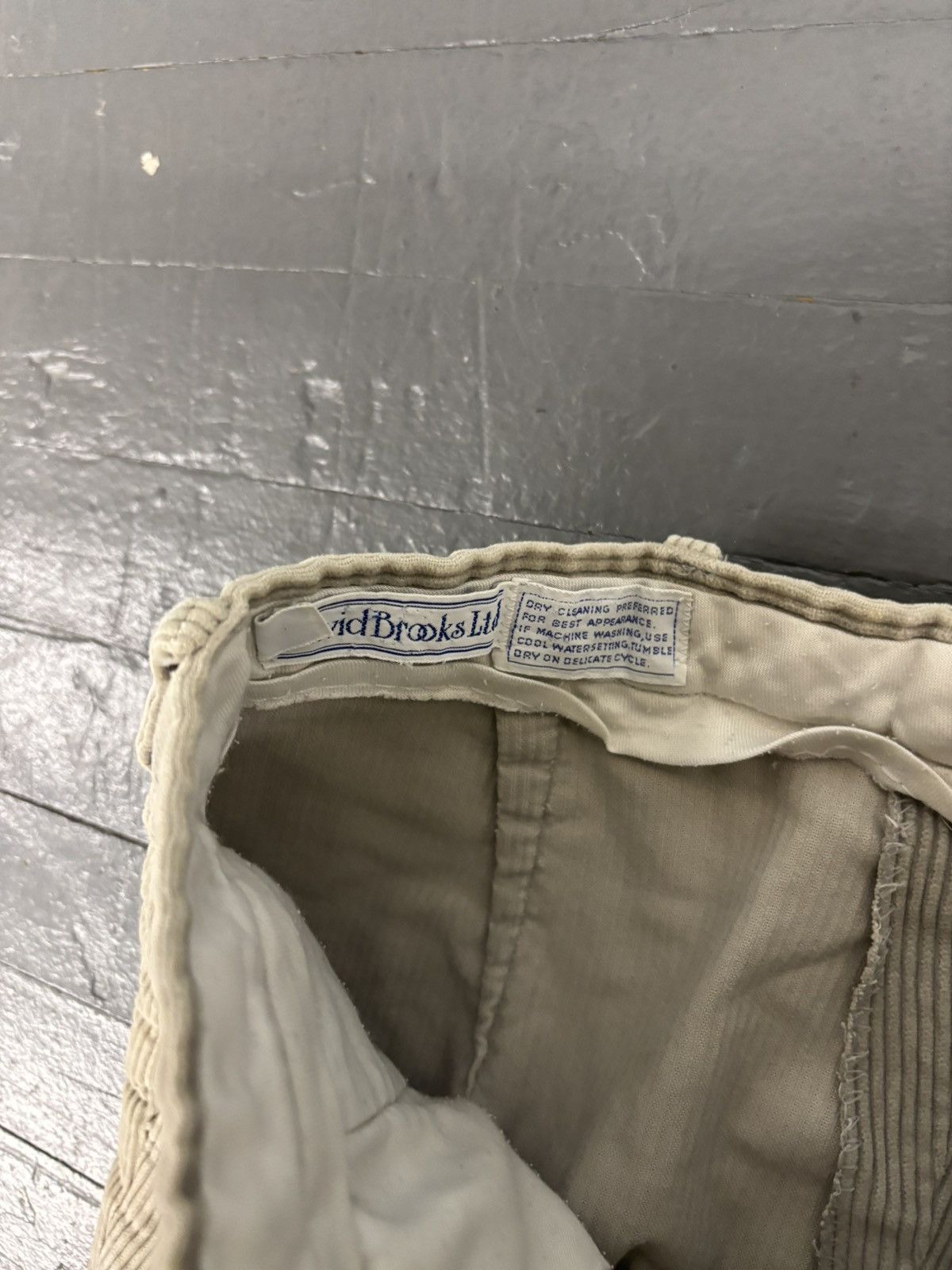 Vintage Vintage 90s David brooks corduroy pants Size US 29 - 4 Thumbnail