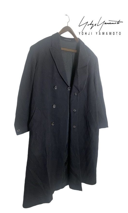 Yohji Yamamoto Vintage Japanese fashion Master Yohji Yamamoto Wool coat Size US M / EU 48-50 / 2 - 6 Thumbnail