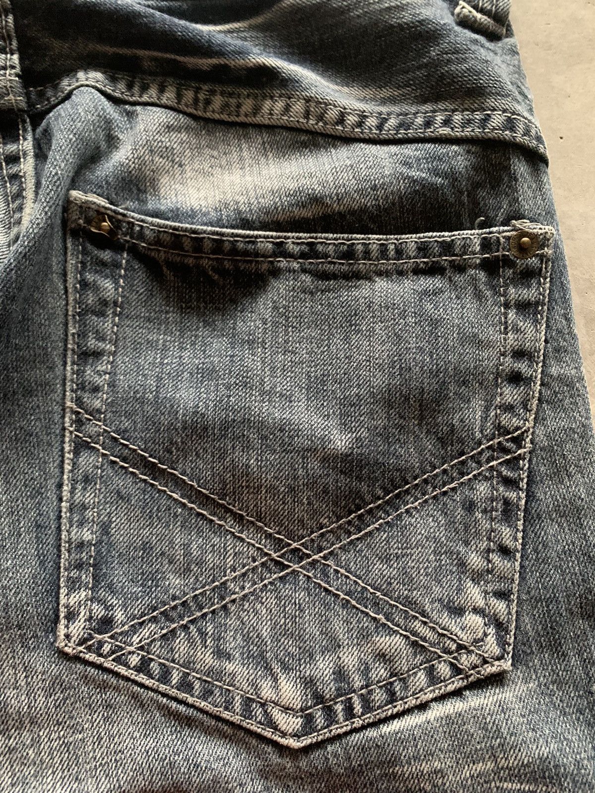 If Six Was Nine flared y2k sorridere sick washed design japanese jeans Size US 30 / EU 46 - 20 Thumbnail