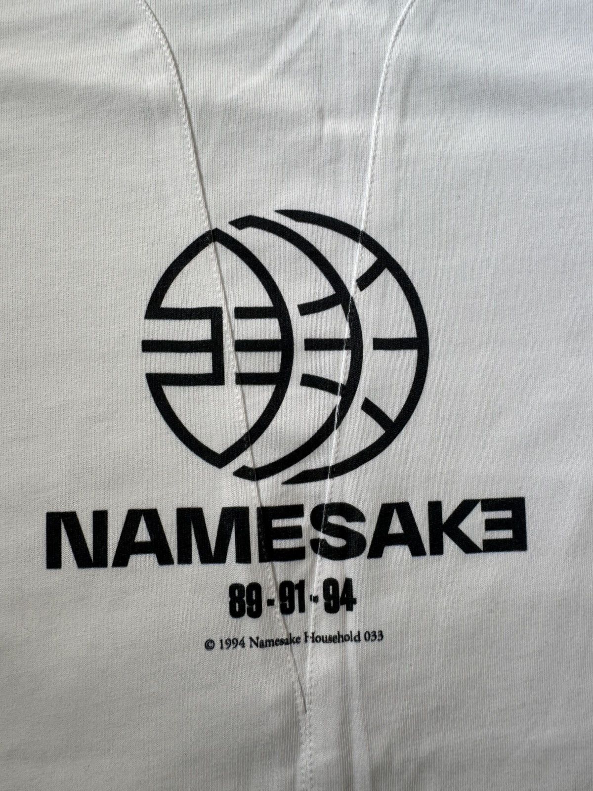 NAMESAKE NAMESAKE White Sava T-Shirt Size US M / EU 48-50 / 2 - 3 Thumbnail