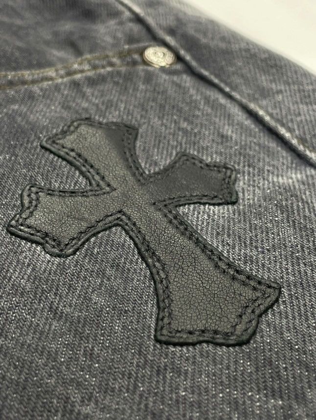 Chrome Hearts Chrome Hearts Levis 501 Grey Cross Patch Denim Size US 36 / EU 52 - 4 Thumbnail