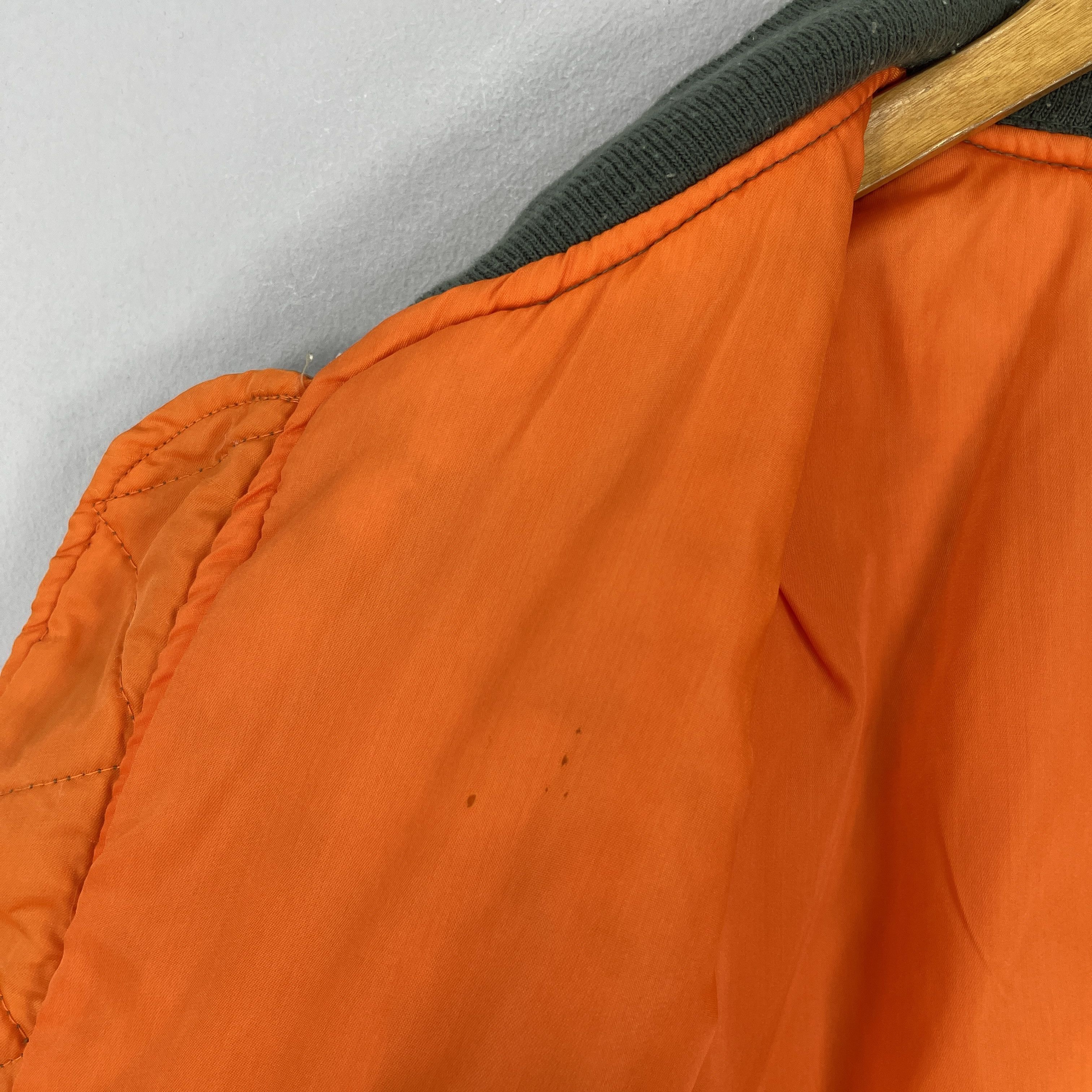 Alpha Industries Vintage ALPHA INDUSTRIES Ma-1 Flight Distressed Jacket Size US M / EU 48-50 / 2 - 14 Thumbnail