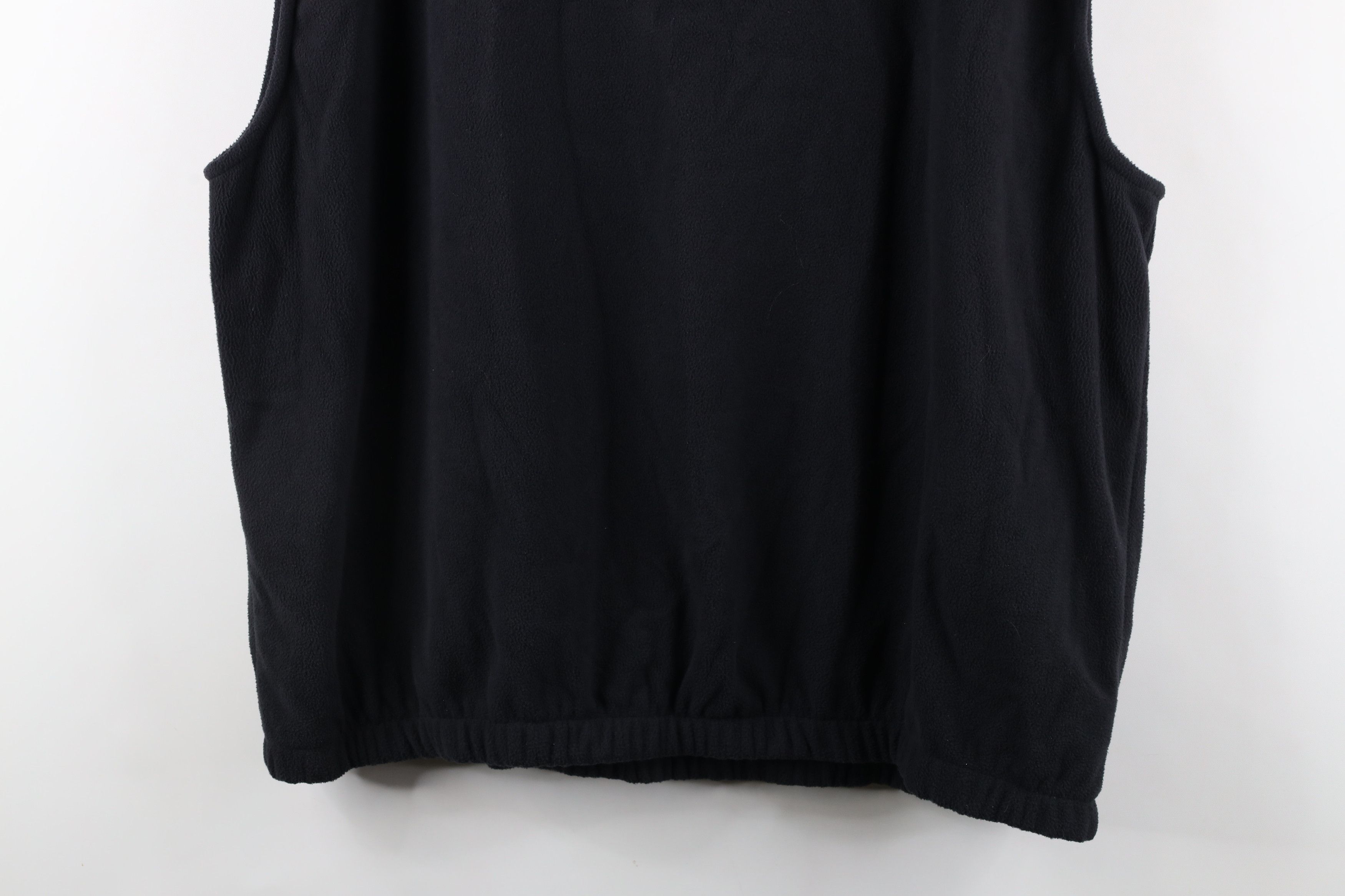 Vintage × Woolrich Woolen Mills Vintage 90s Woolrich Blank V-Neck Fleece Sweater Vest Black Size US L / EU 52-54 / 3 - 9 Thumbnail