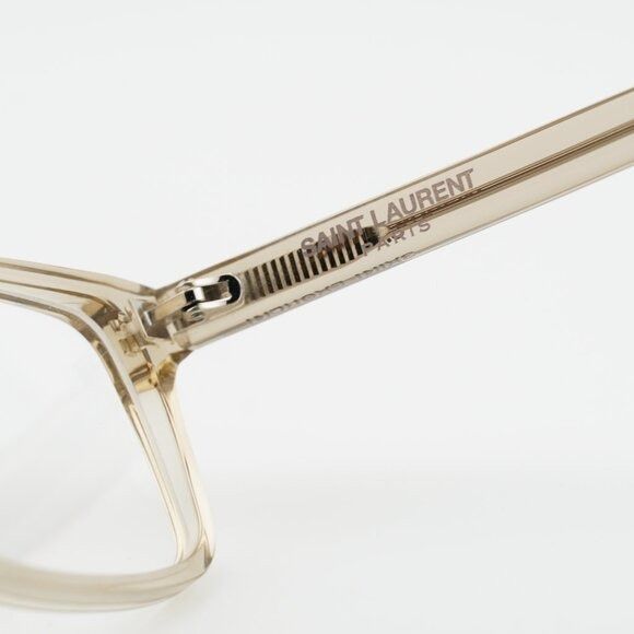 Saint Laurent Paris Saint Laurent SL483 003 Rectangle Eyeglasses Transparent Size ONE SIZE - 7 Thumbnail
