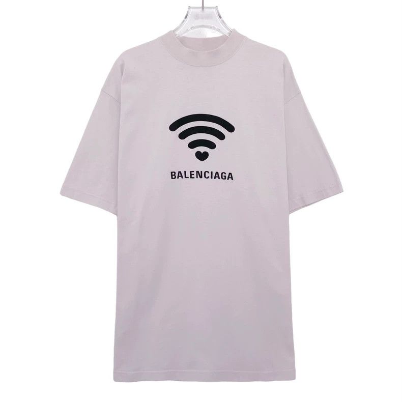 Balenciaga Balenciaga Logo Letter Printed Round Neck Straight Short S Size US XXS / EU 40 - 1 Thumbnail