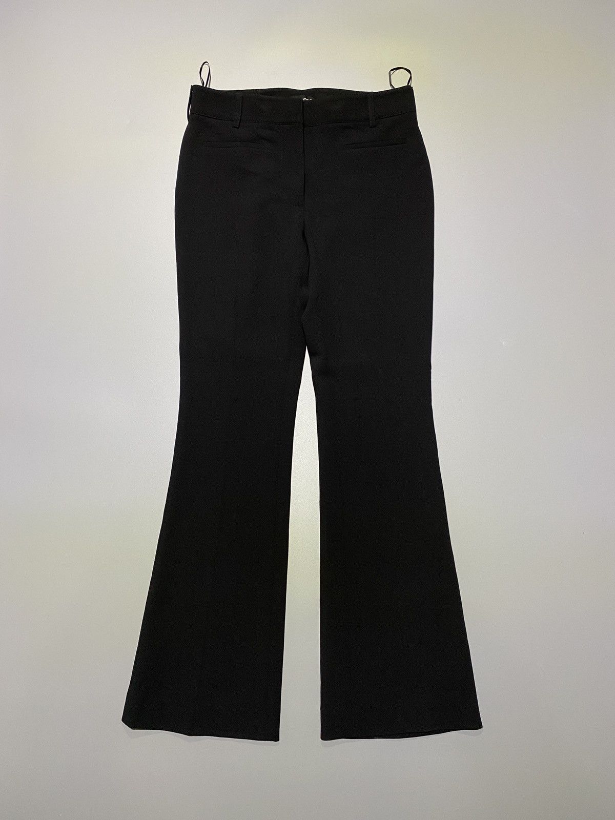 Tom Ford Black Wool Flared Trouser Size 26" / US 2 / IT 38 - 1 Thumbnail