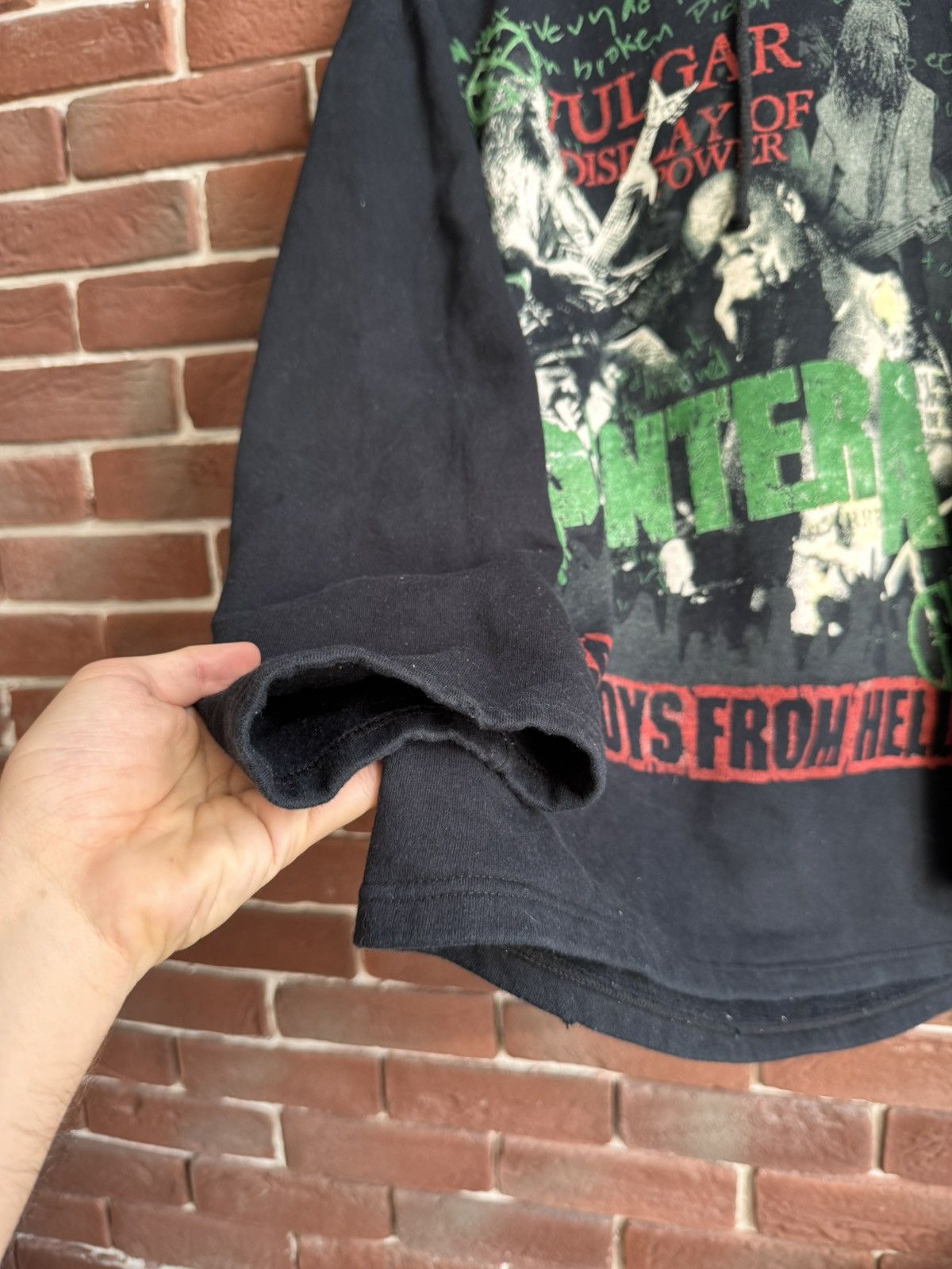Band Tees 90s Rare Vintage Pantera Vulgar Display Metal Band Hoodie xl Size US XL / EU 56 / 4 - 5 Thumbnail