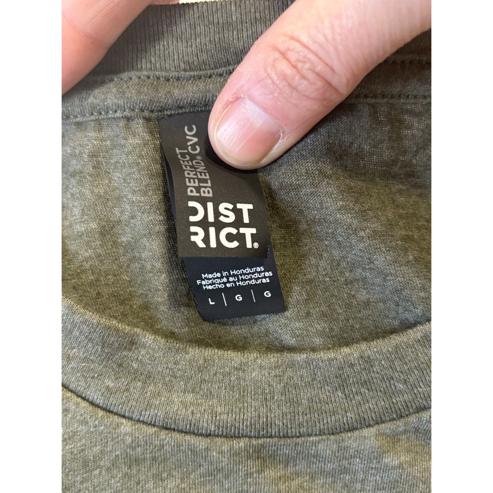 Other Bigfoot UFO Alien Unisex Olive Graphic Tee Rocker Tshirt Size US L / EU 52-54 / 3 - 3 Thumbnail