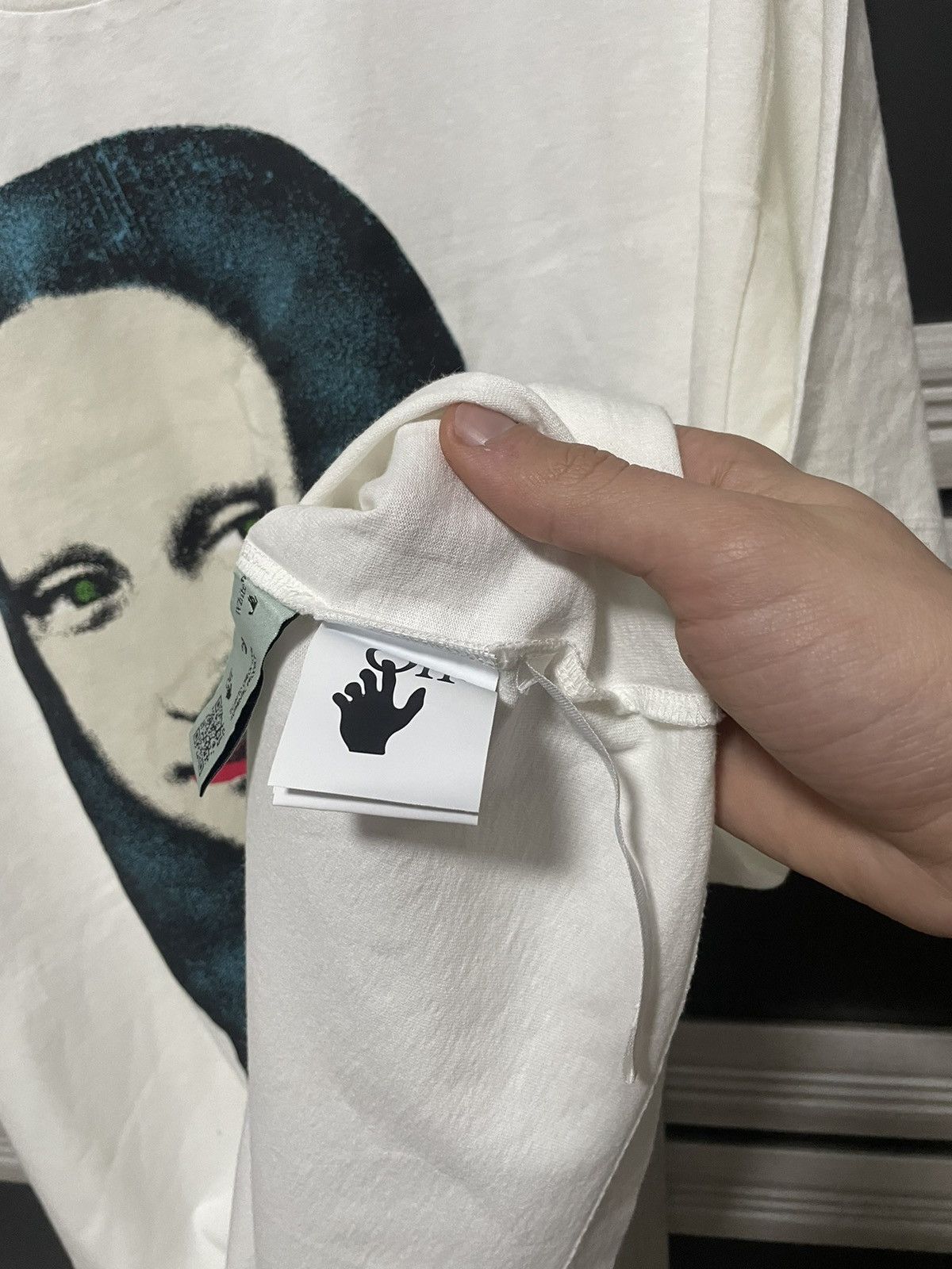 Off-White Off-White Mona Lisa Pivot Oversized Shirt Size US M / EU 48-50 / 2 - 17 Thumbnail