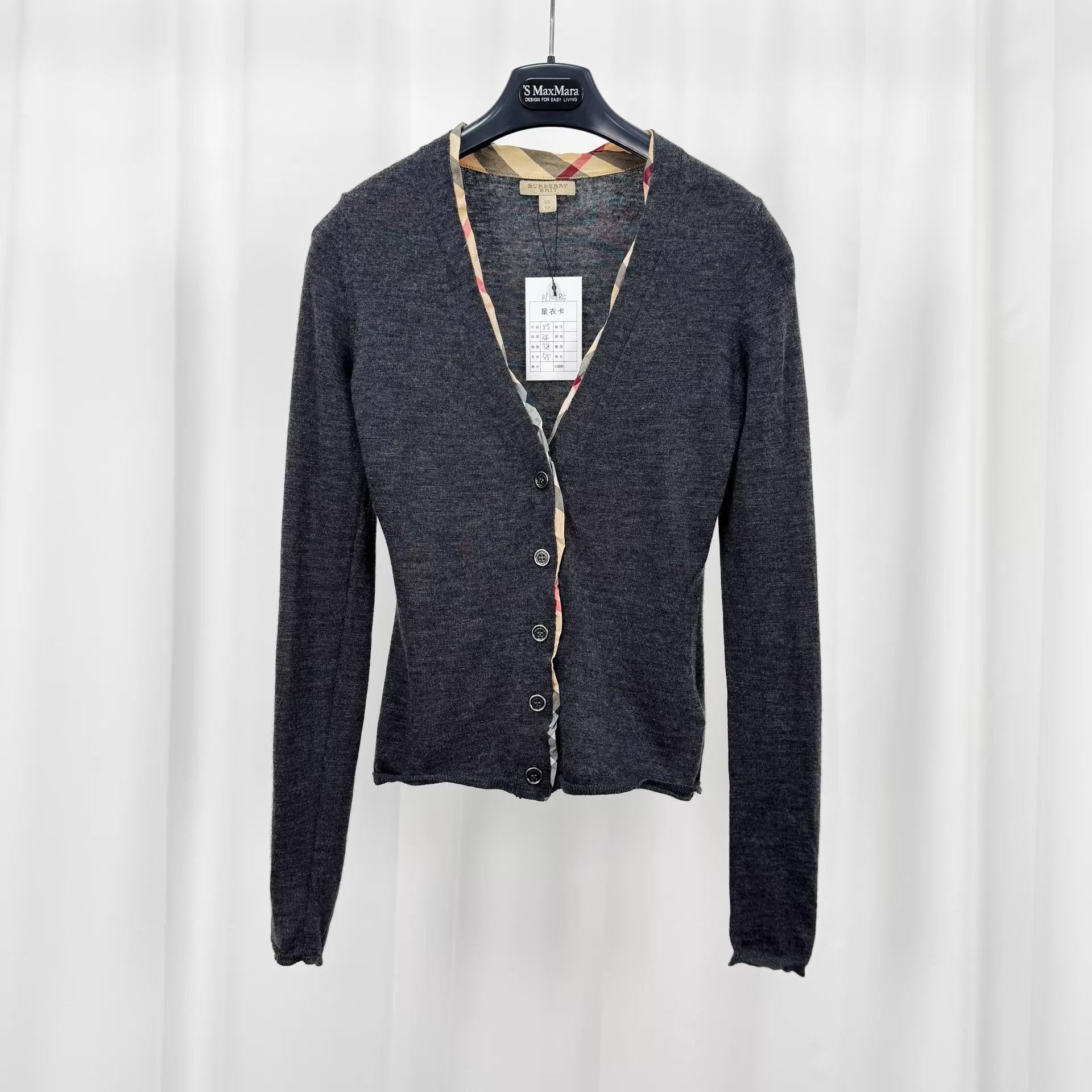 Burberry Burberry check cardigan XS mint Size XS / US 0-2 / IT 36-38 - 1 Thumbnail
