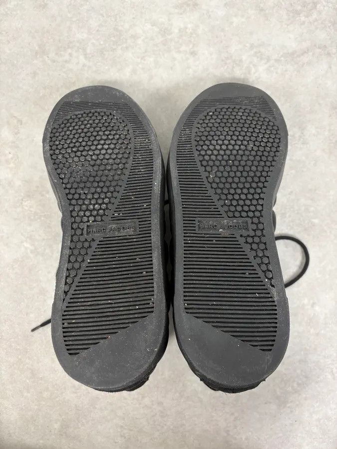 Marc Jacobs Marc Jacobs Black Quilted High-Top Leather Sneaker Size US 8.5 / EU 41-42 - 9 Thumbnail