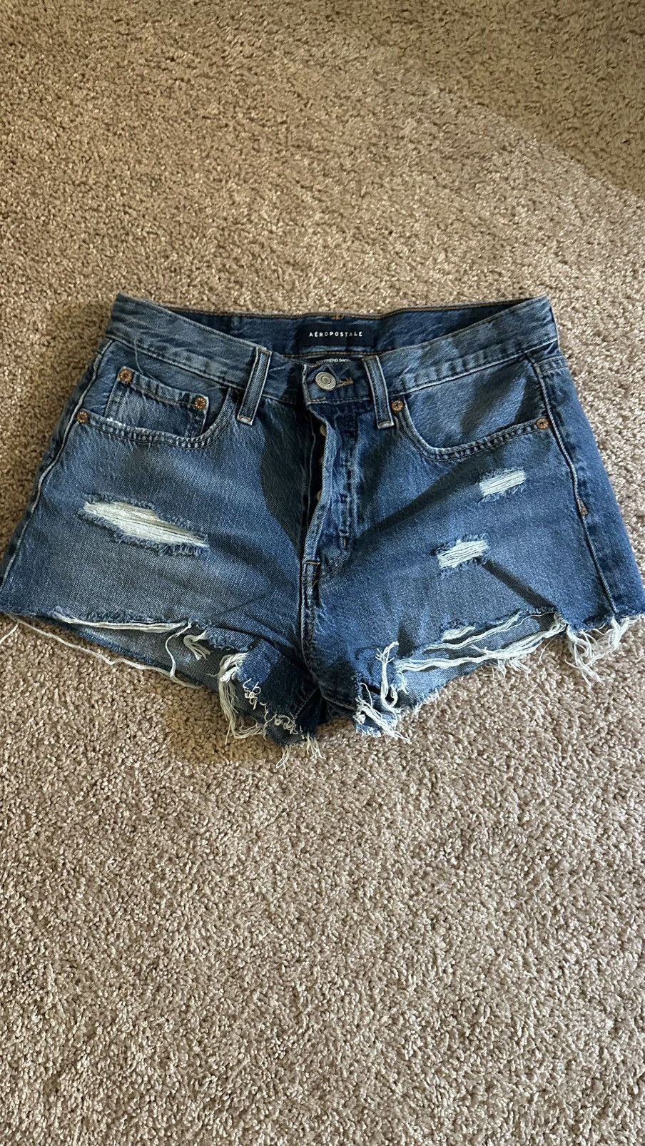 Aeropostale Vintage Jean Shorts Size 27" / US 4 / IT 40 - 1 Thumbnail