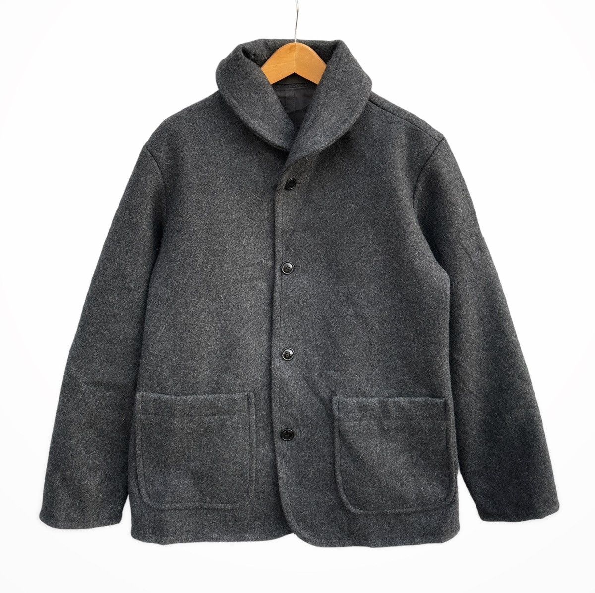 N hoolywood laine wool reversible jacket