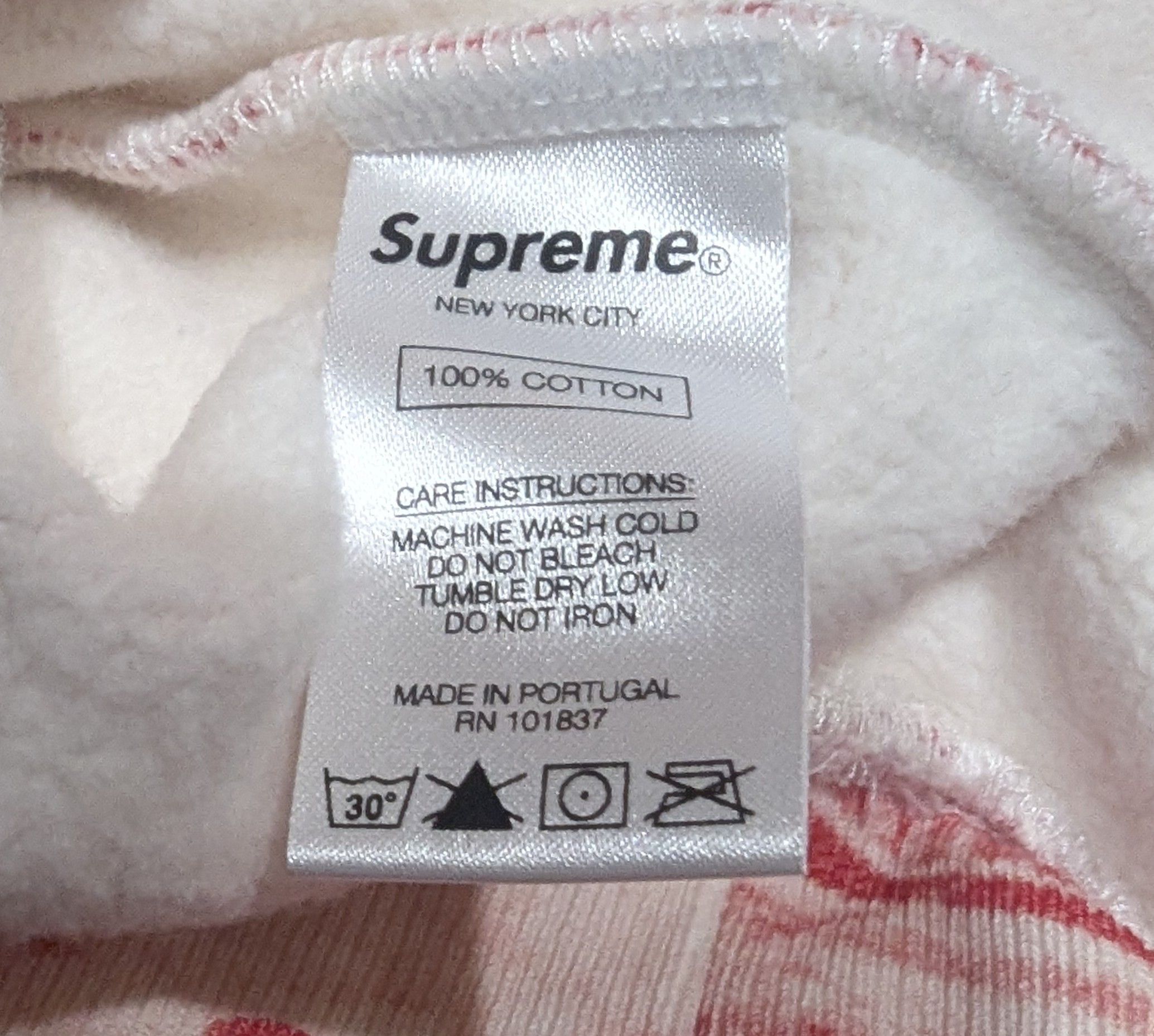 Supreme Supreme S/S 20 Bling Hooded Sweatshirt (Red) Large Size US L / EU 52-54 / 3 - 7 Thumbnail